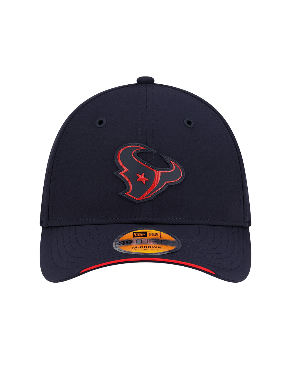 New Era Caps Houston Texans New Era NFL 26 Sideline 39THIRTY M-Crown Stretch-Fit Hat - Navy
