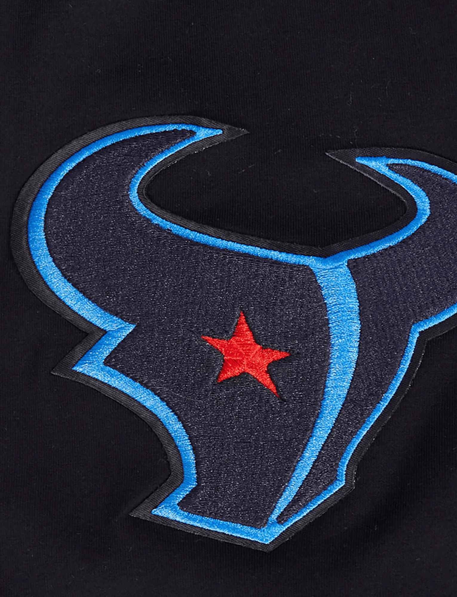Pro Standard T-Shirts Houston Texans Pro Standard NFL Classic Chenille Flex T-Shirt - Black