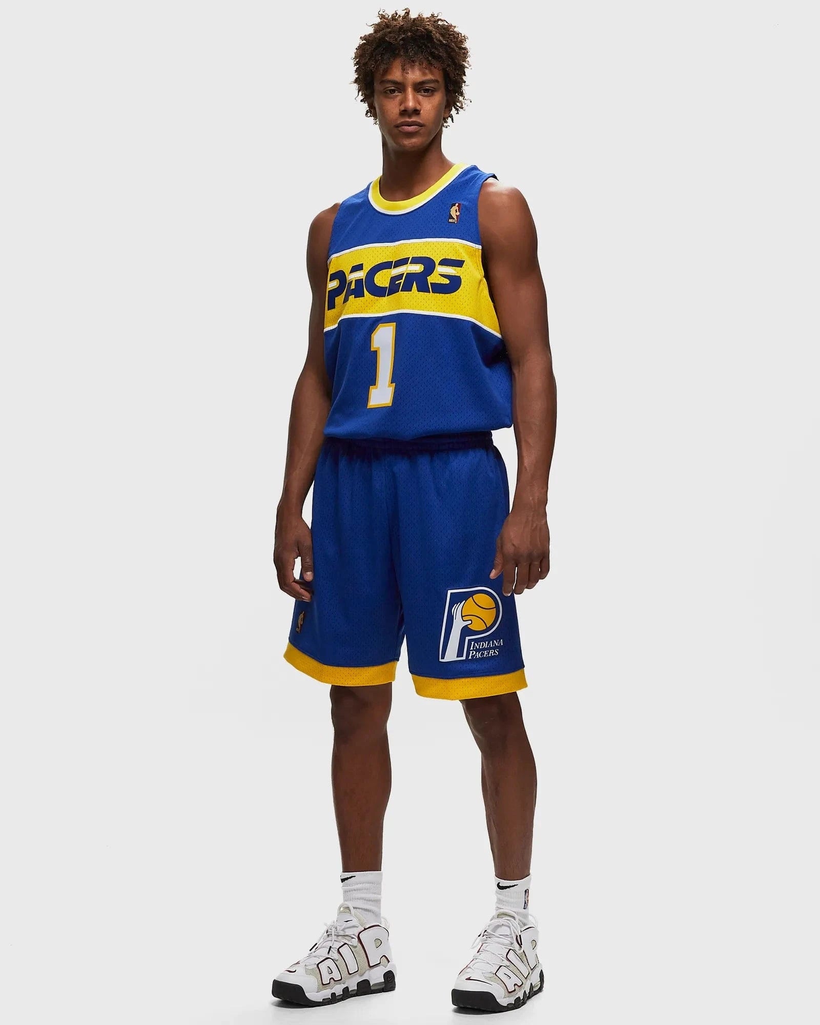Mitchell And Ness Shorts Indiana Pacers Mitchell & Ness NBA 04-05 Swingman Shorts - Blue