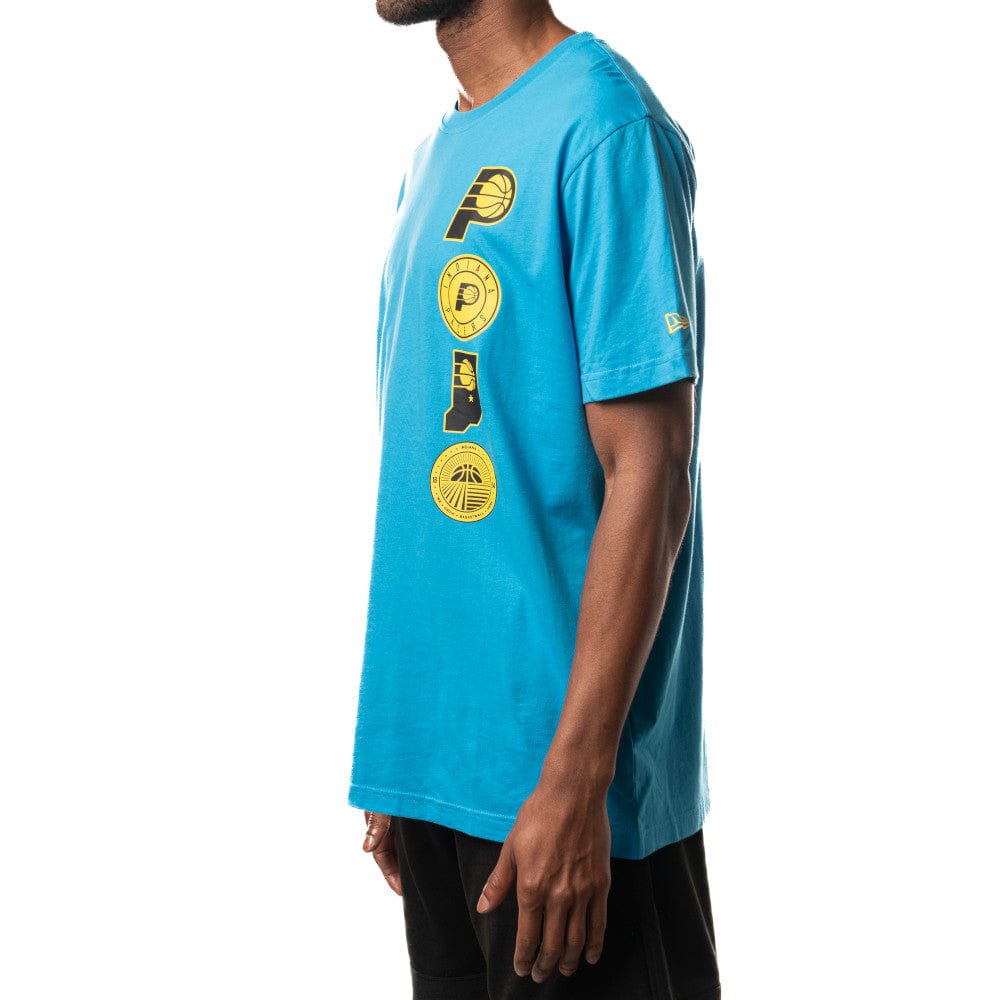 New Era T-Shirts Indiana Pacers New Era NBA 24 City Edition T-Shirt - Blue