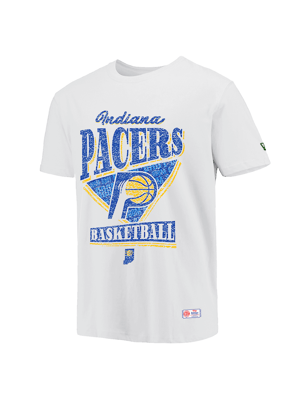 New Era T-Shirts Indiana Pacers New Era NBA 25-26 City Edition Distressed T-Shirt