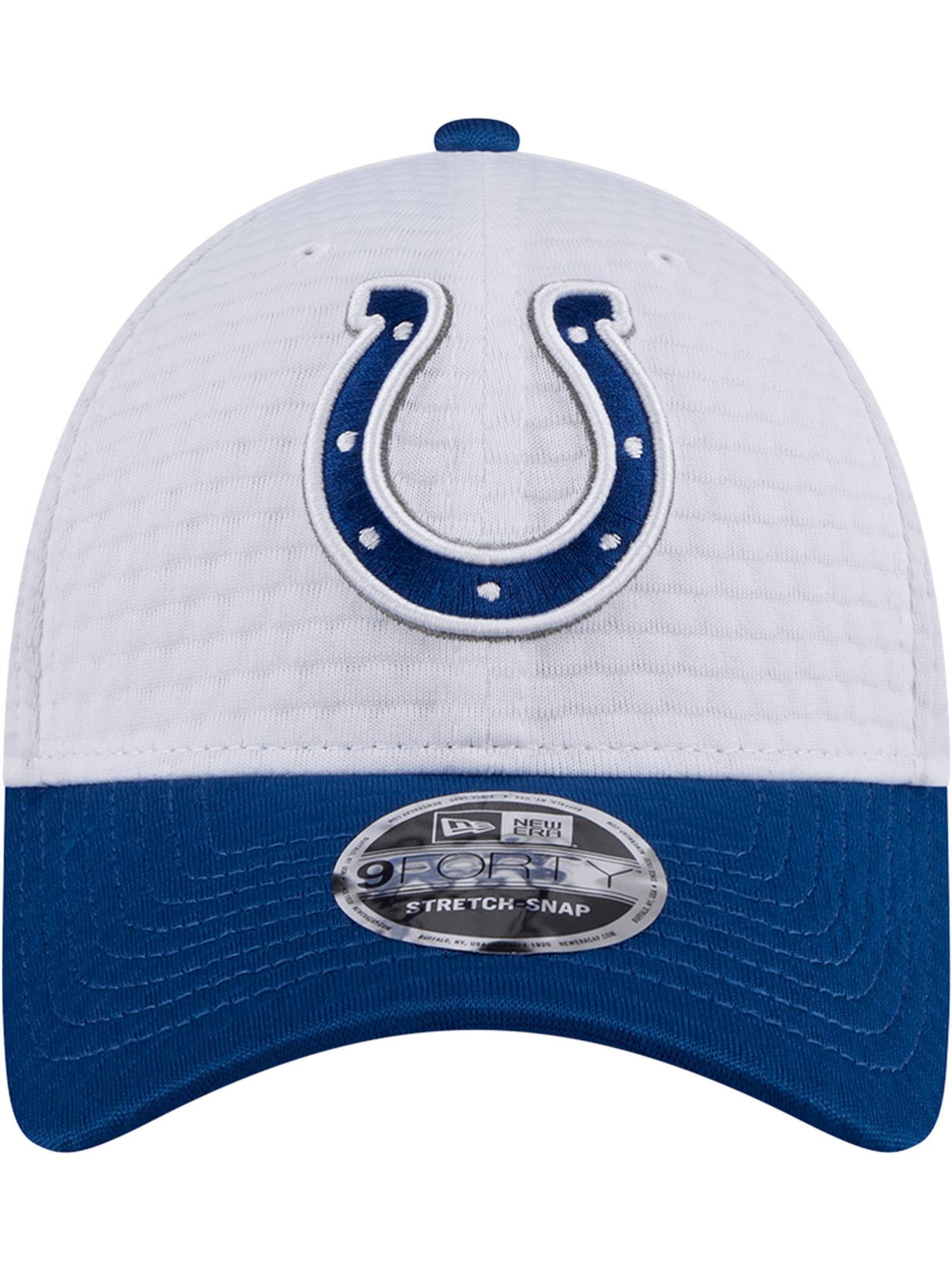 New Era Caps Indianapolis Colts New Era NFL 24 Training 9FORTY Stretch-Snapback Hat - White