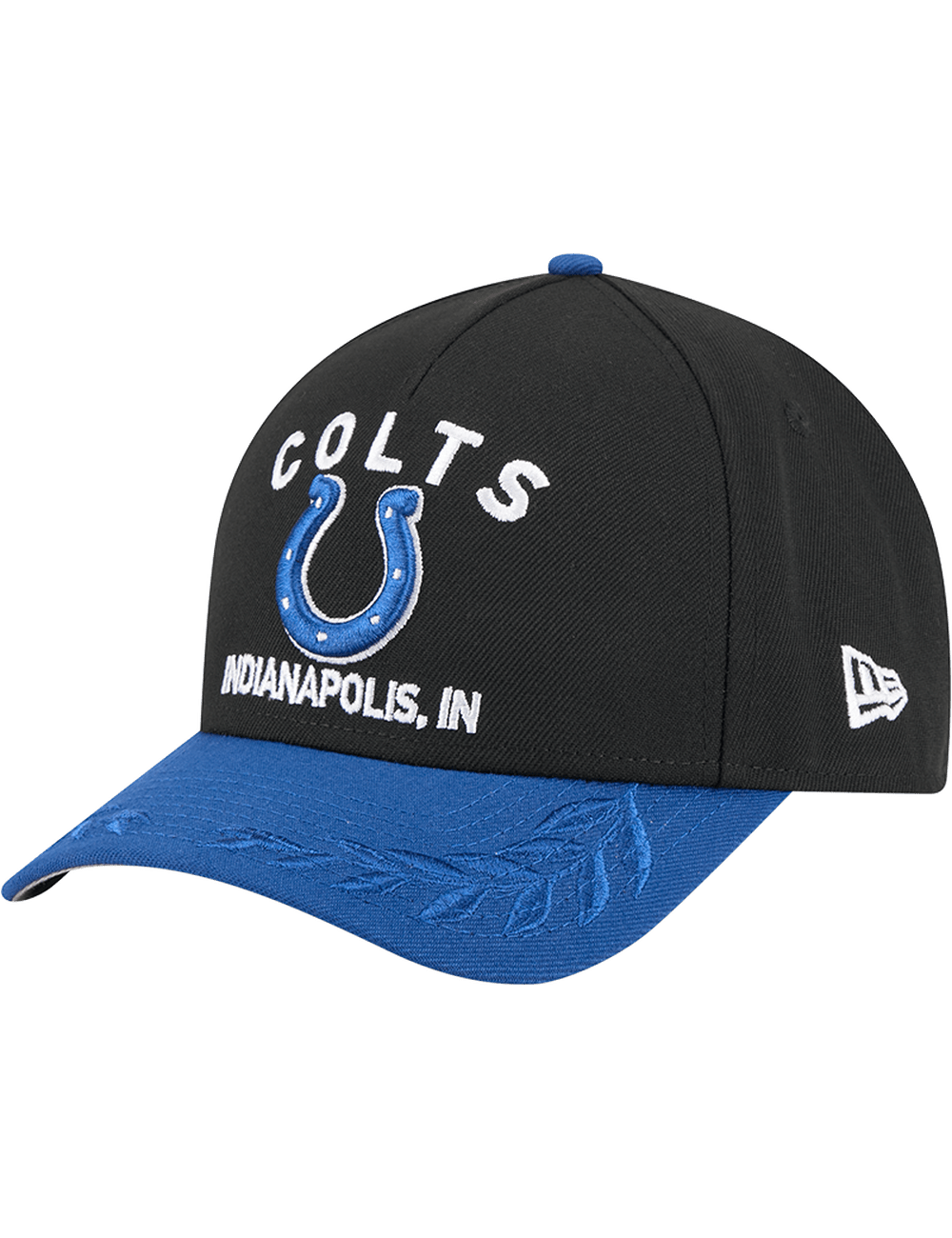 New Era Caps Indianapolis Colts New Era NFL 25 Draft 9FORTY M-Crown Snapback Hat - Black