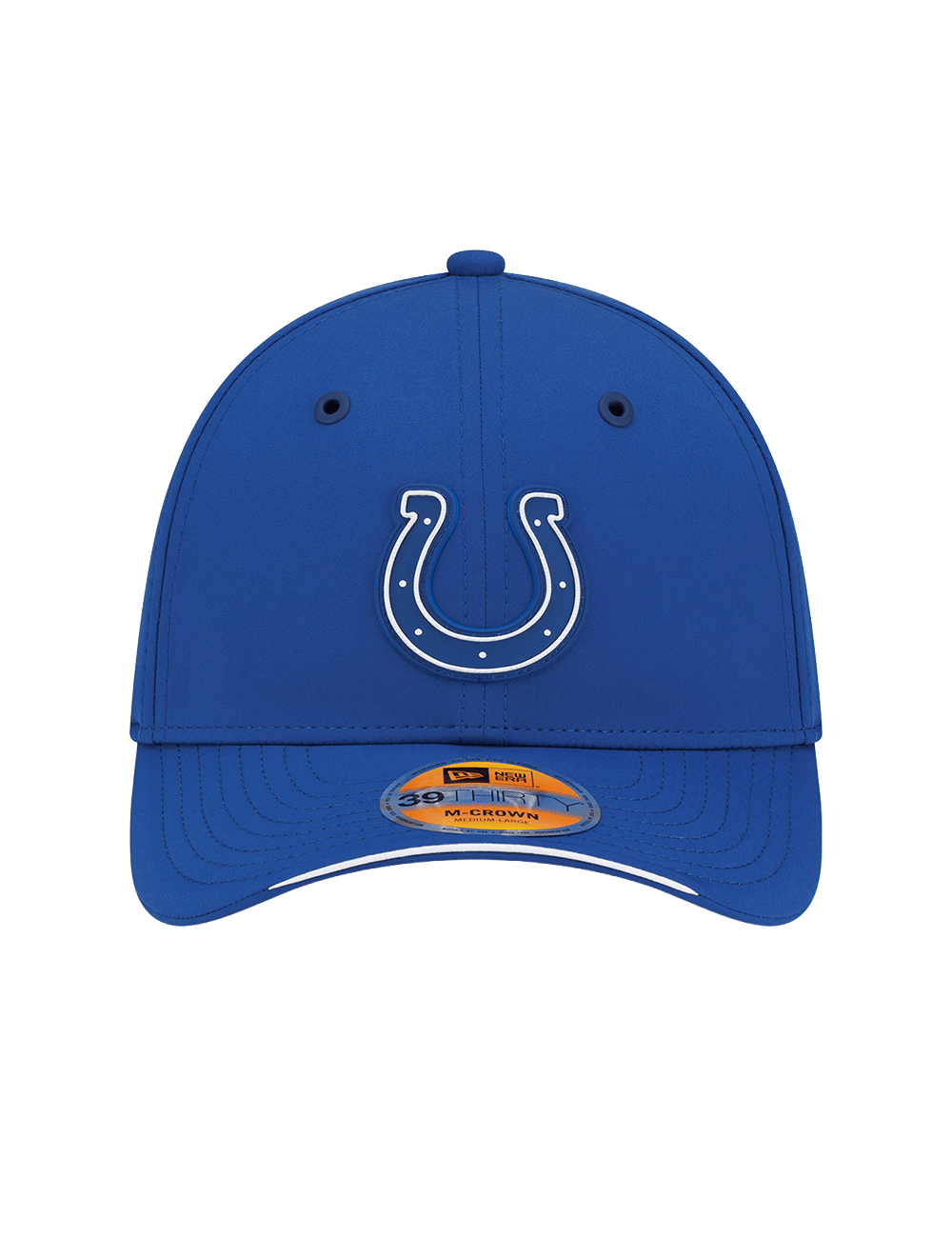 New Era Caps Indianapolis Colts New Era NFL 26 Sideline 39THIRTY M-Crown Stretch-Fit Hat - Blue