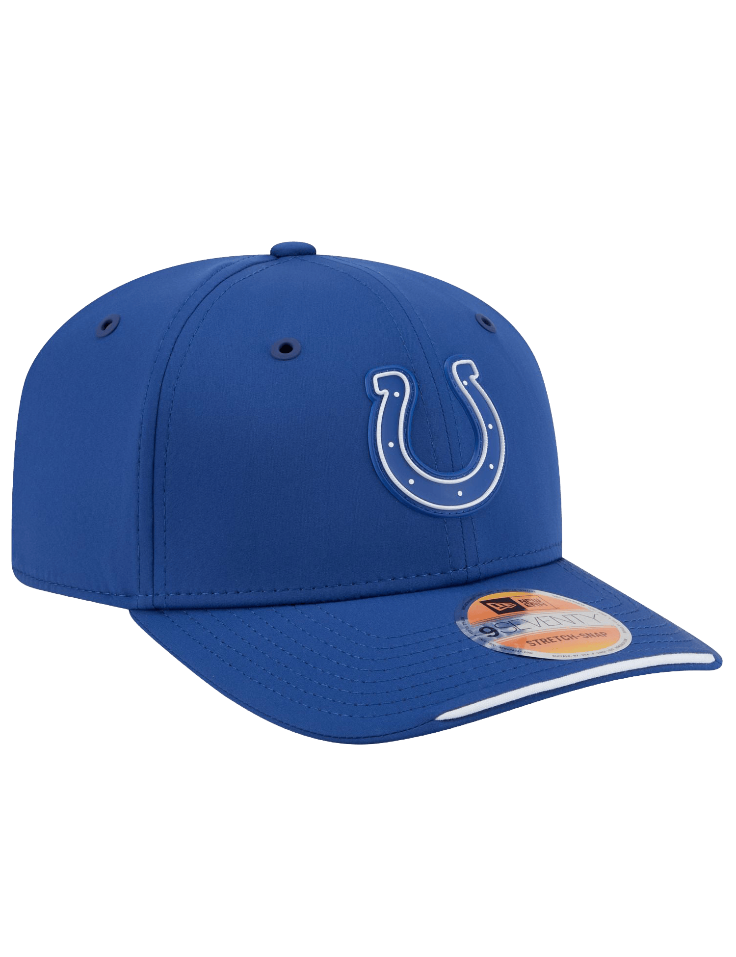 New Era Caps OSFM Indianapolis Colts New Era NFL 26 Sideline 9SEVENTY Stretch-Snapback Hat - Blue
