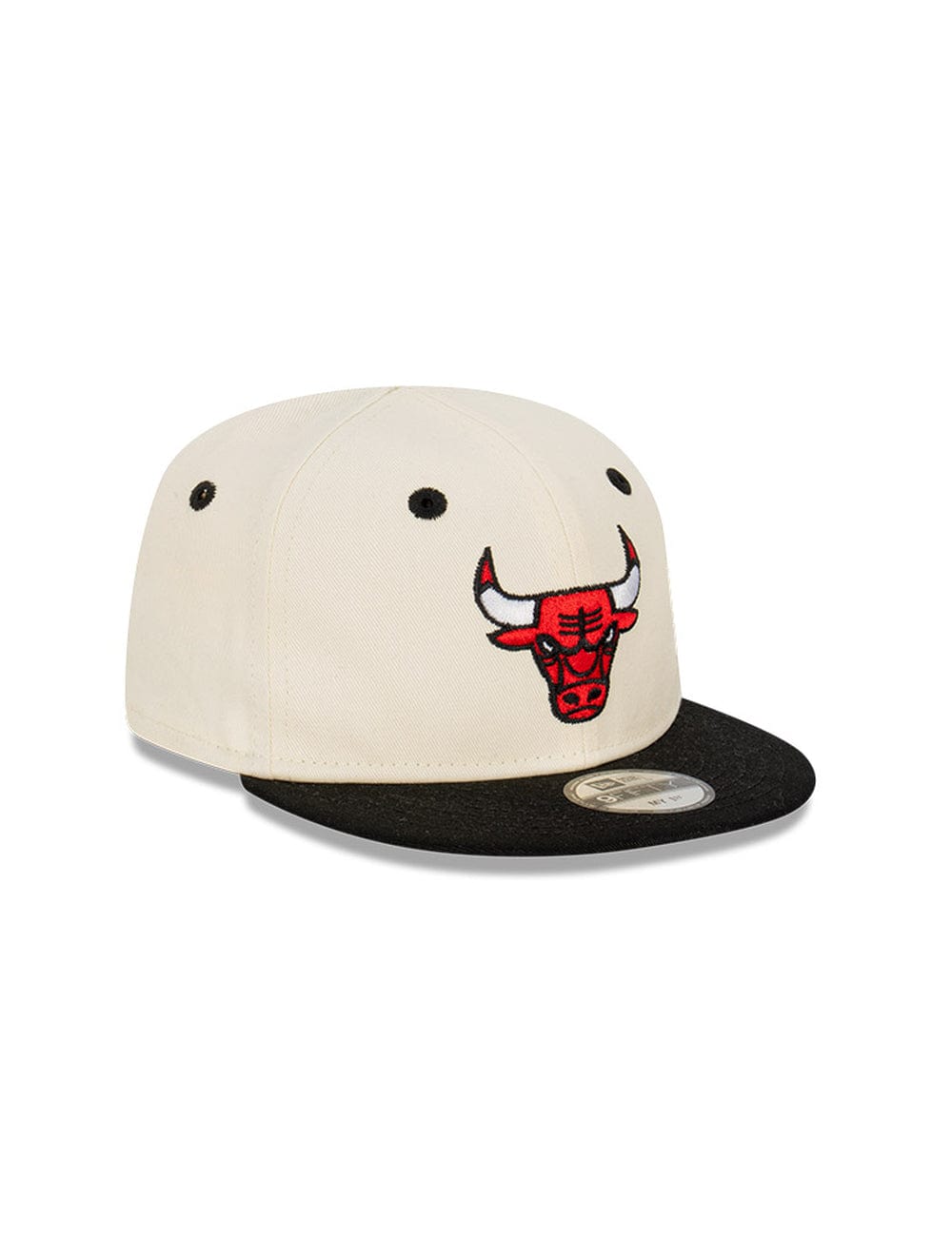 New Era Caps Infants Infants Chicago Bulls New Era NBA 2 Tone My 1st 9FIFTY Snapback Hat - Chrome White