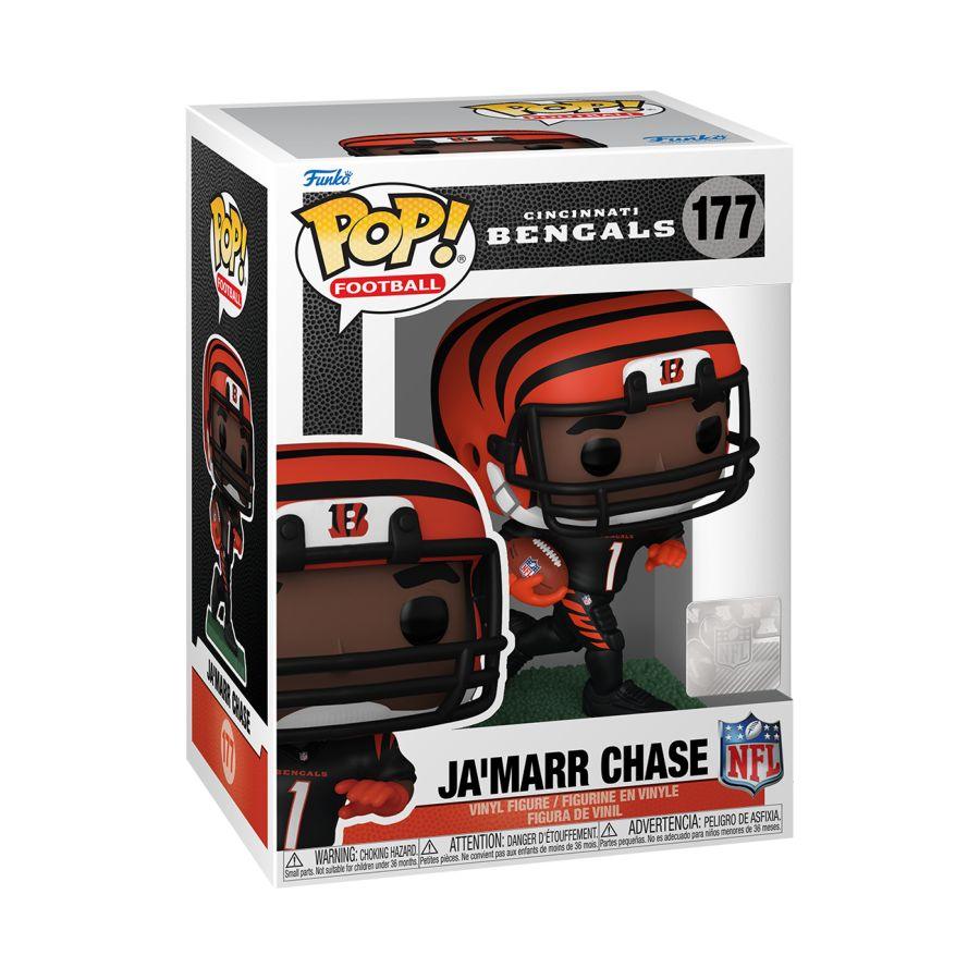 Funko Figures Ja'Marr Chase Cincinnati Bengals Funko NFL Pop Vinyl 3.75" Figure - Black