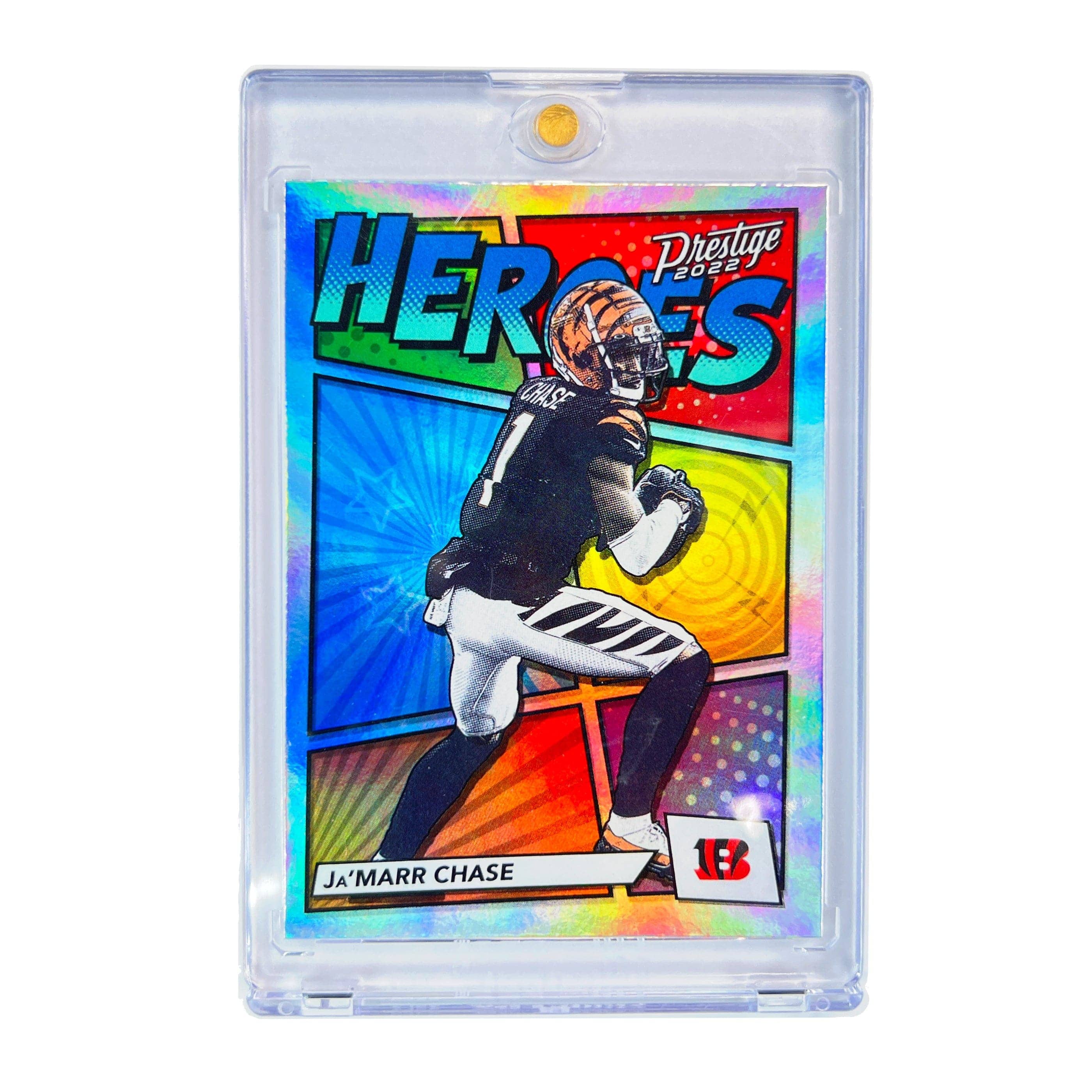 Panini Cards Ja'Marr Chase Cincinnati Bengals Panini NFL 22 Prestige Heroes Card