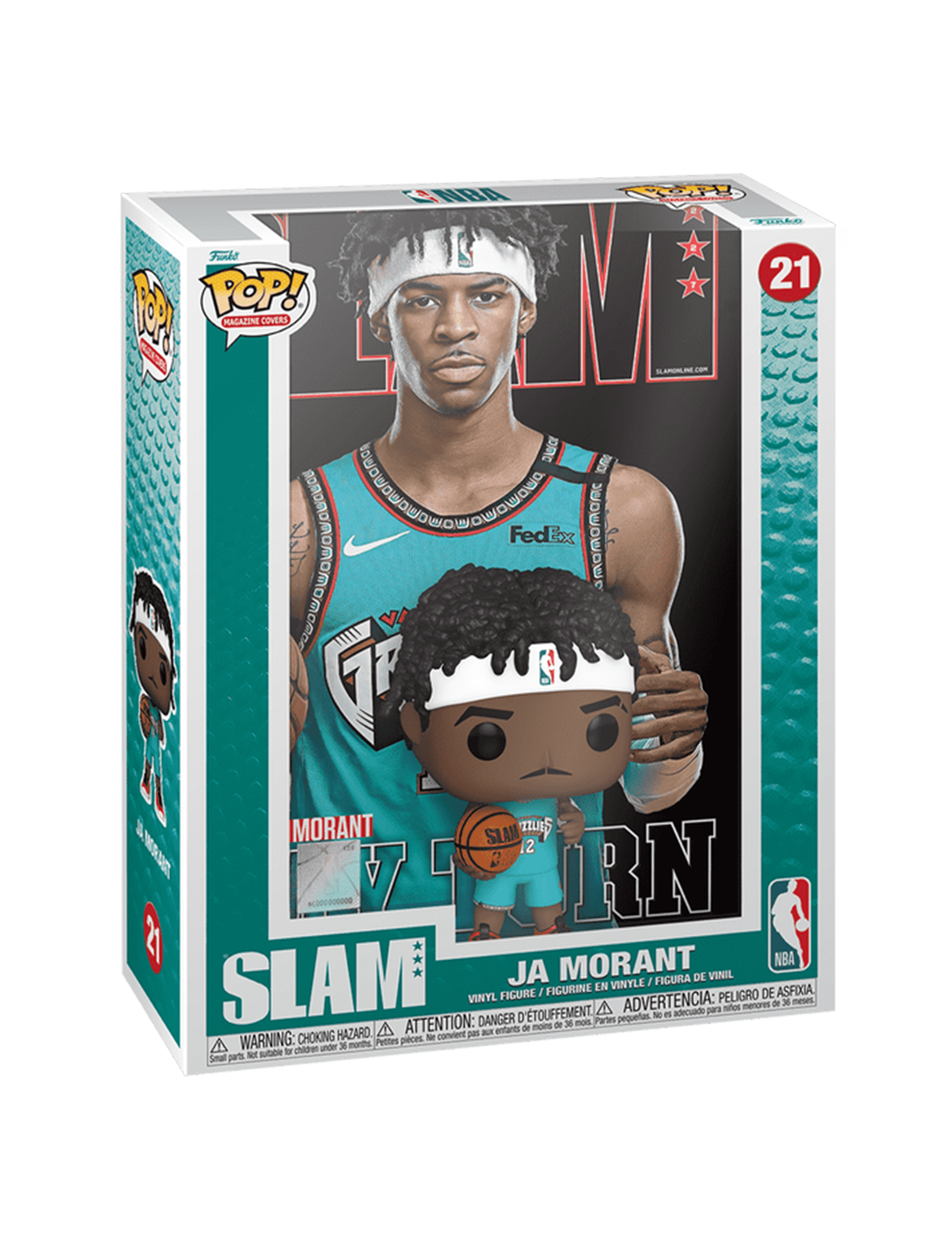 Funko Figures Ja Morant Memphis Grizzlies Funko NBA Slam Magazine Pop Figure