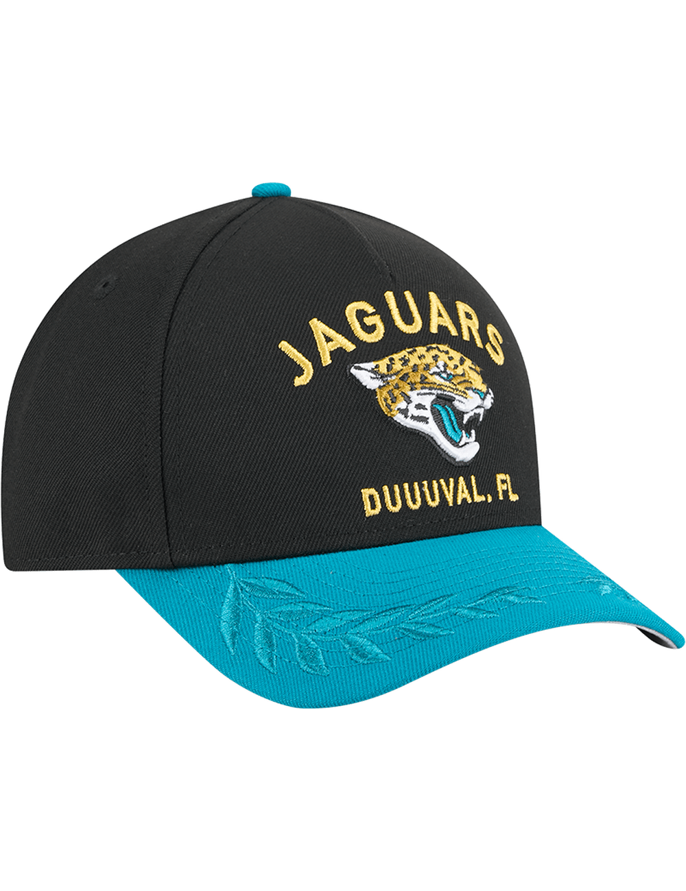 New Era Caps Jacksonville Jaguars New Era NFL 25 Draft 9FORTY M-Crown Snapback Hat - Black