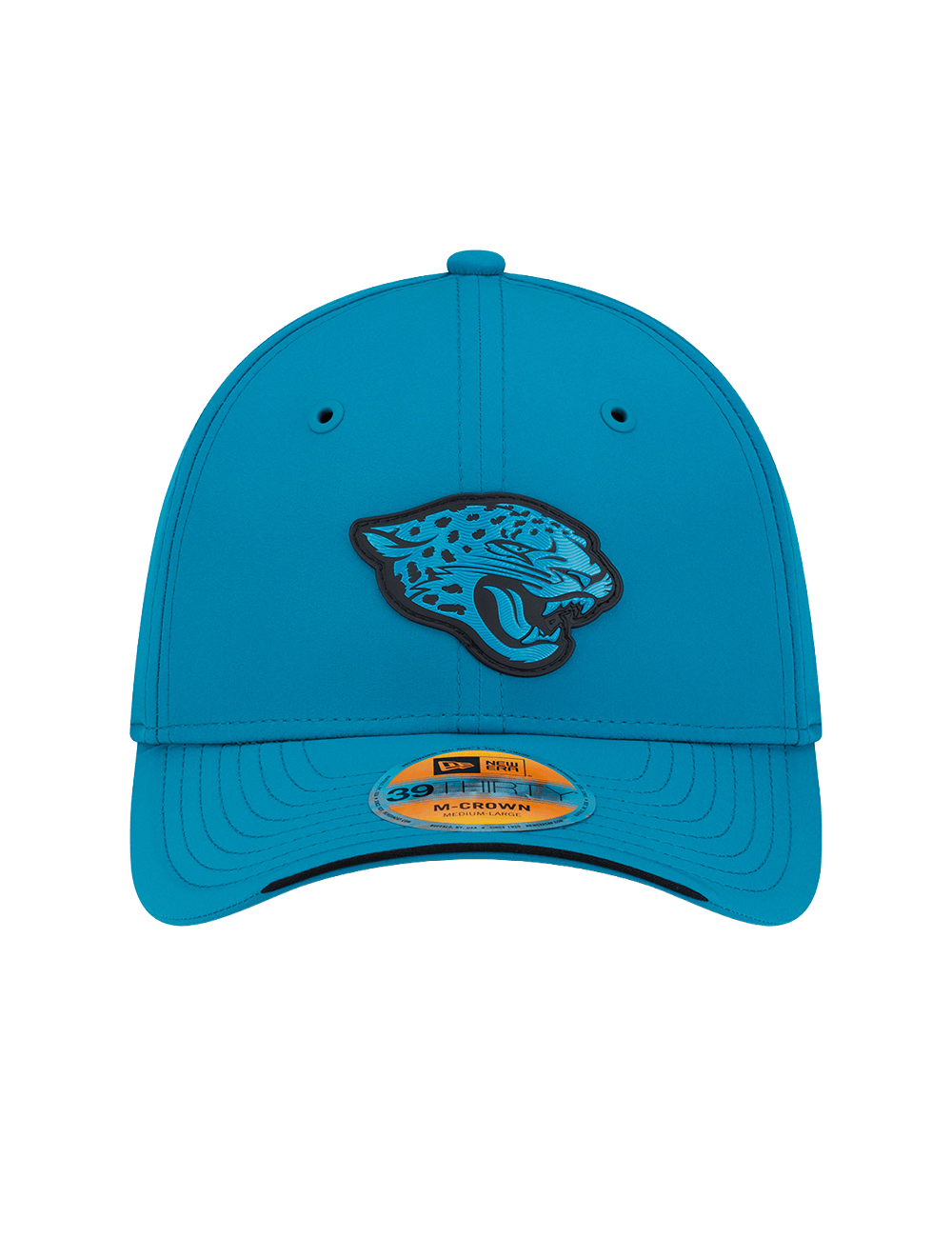 New Era Caps Jacksonville Jaguars New Era NFL 26 Sideline 39THIRTY M-Crown Stretch-Fit Hat - Teal