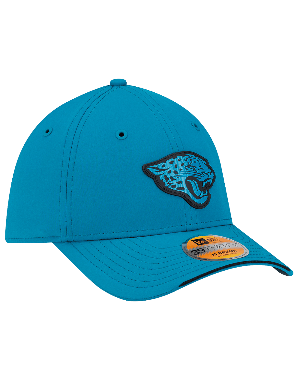 New Era Caps Jacksonville Jaguars New Era NFL 26 Sideline 39THIRTY M-Crown Stretch-Fit Hat - Teal