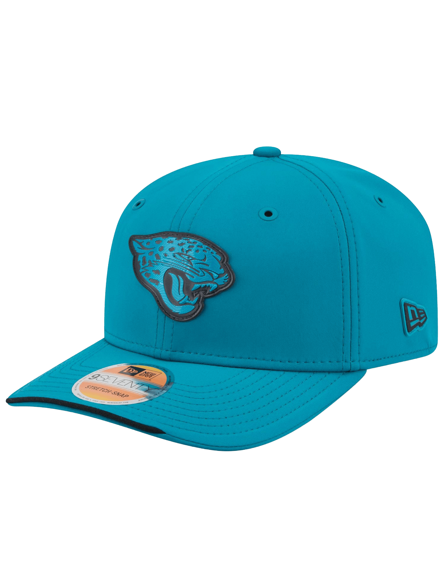New Era Caps OSFM Jacksonville Jaguars New Era NFL 26 Sideline 9SEVENTY Stretch-Snapback Hat - Teal