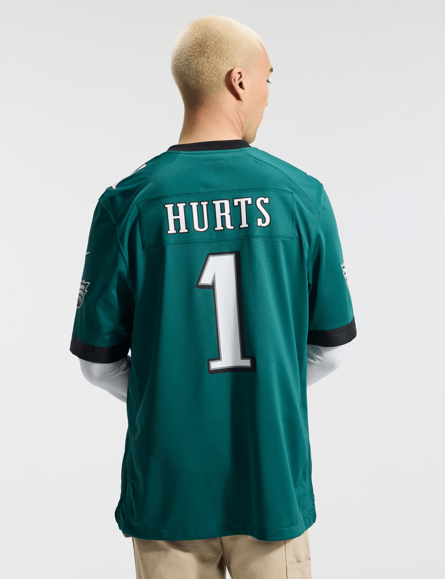 Nike Jerseys Jalen Hurts Philadelphia Eagles Nike NFL Game Jersey - Teal