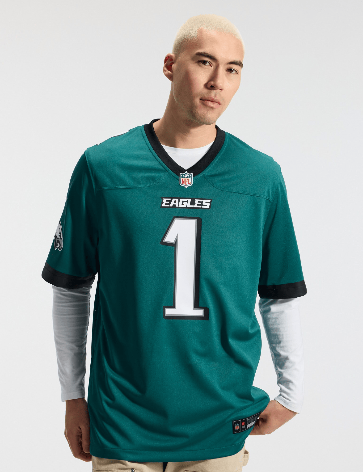 Nike Jerseys Jalen Hurts Philadelphia Eagles Nike NFL Game Jersey - Teal