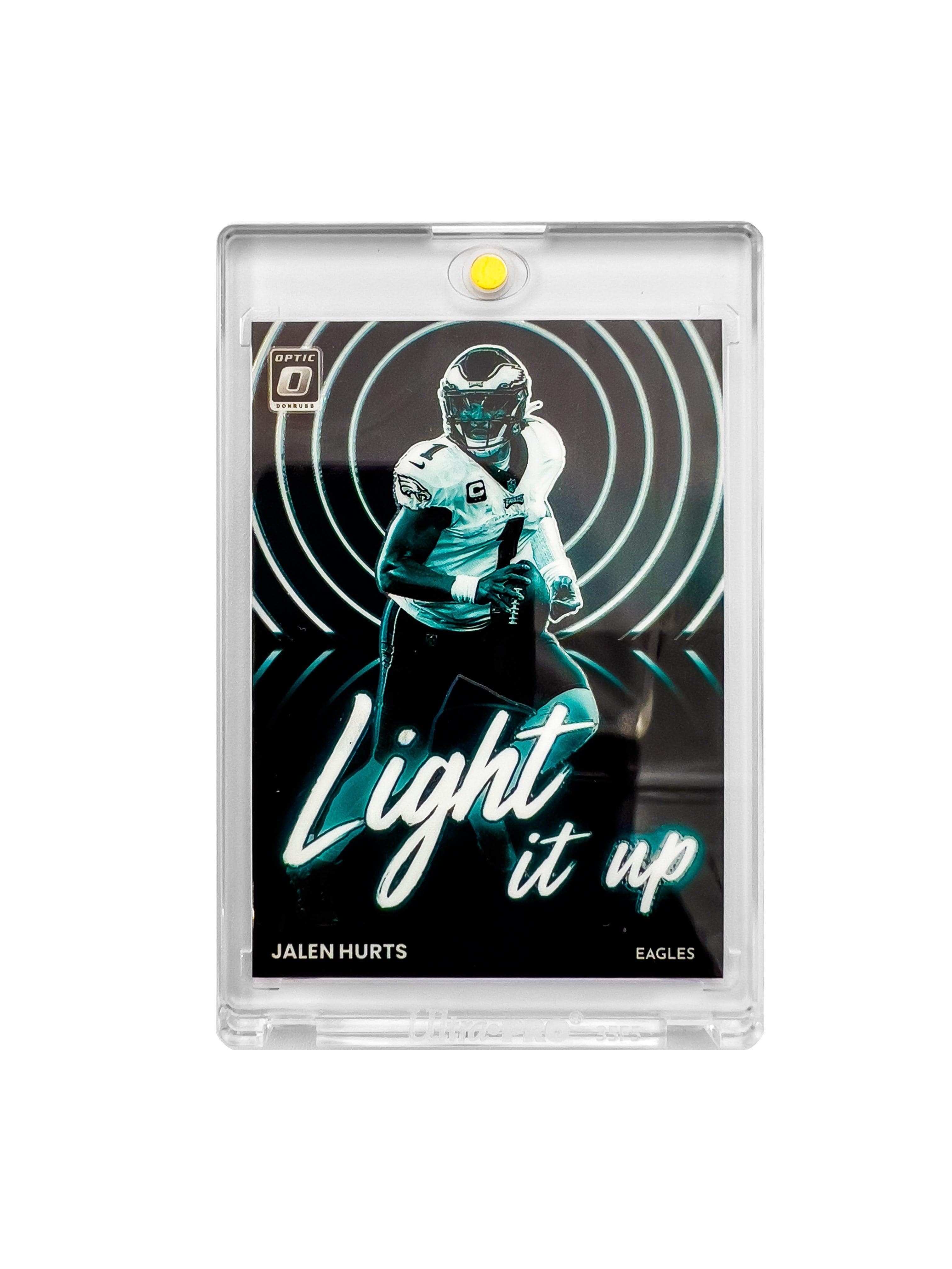 Panini Cards Jalen Hurts Philadelphia Eagles Panini NFL Optic 22 Light It Up Card