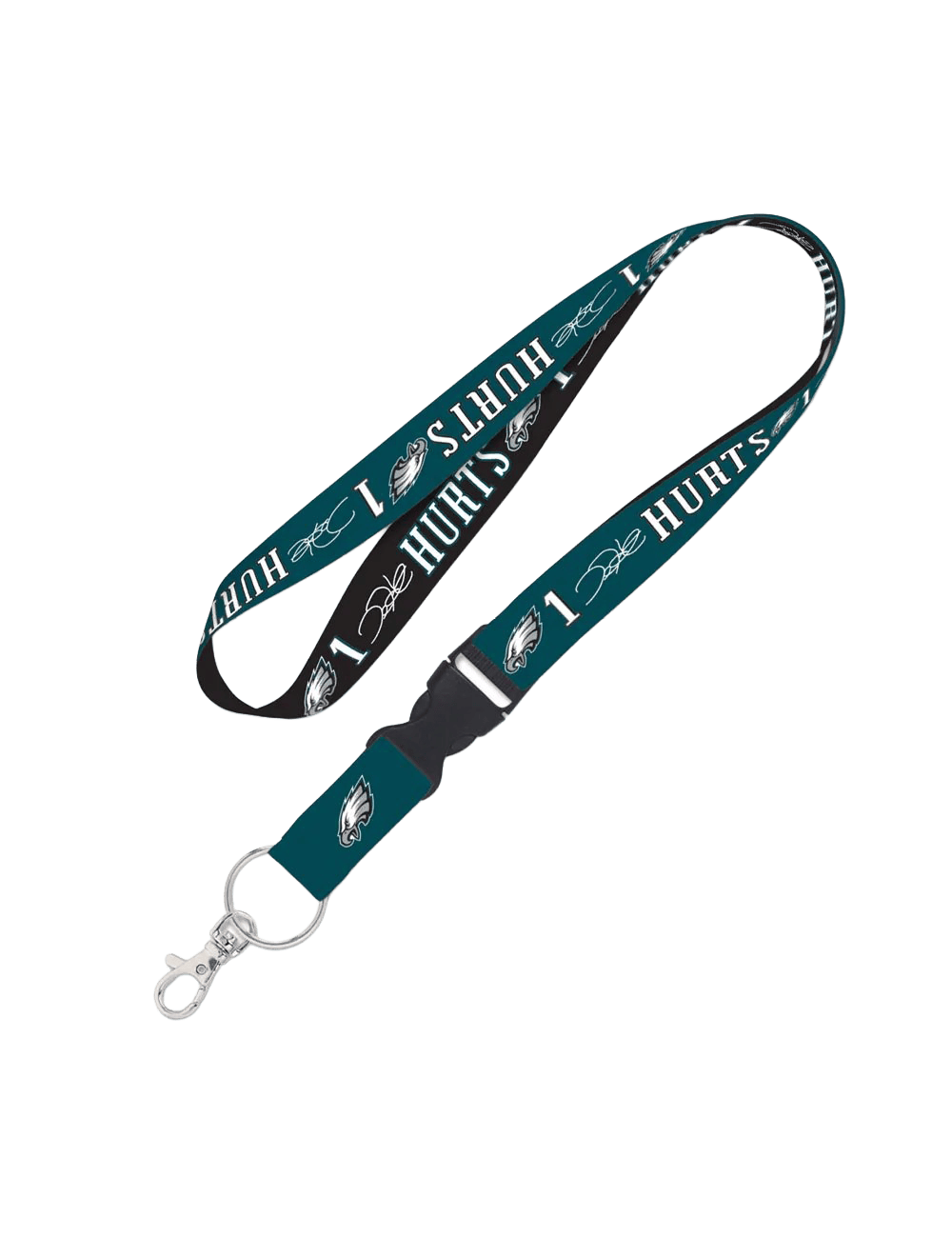 Wincraft Accessories Jalen Hurts Philadelphia Eagles Wincraft NFL Lanyard w/Detachable Buckle