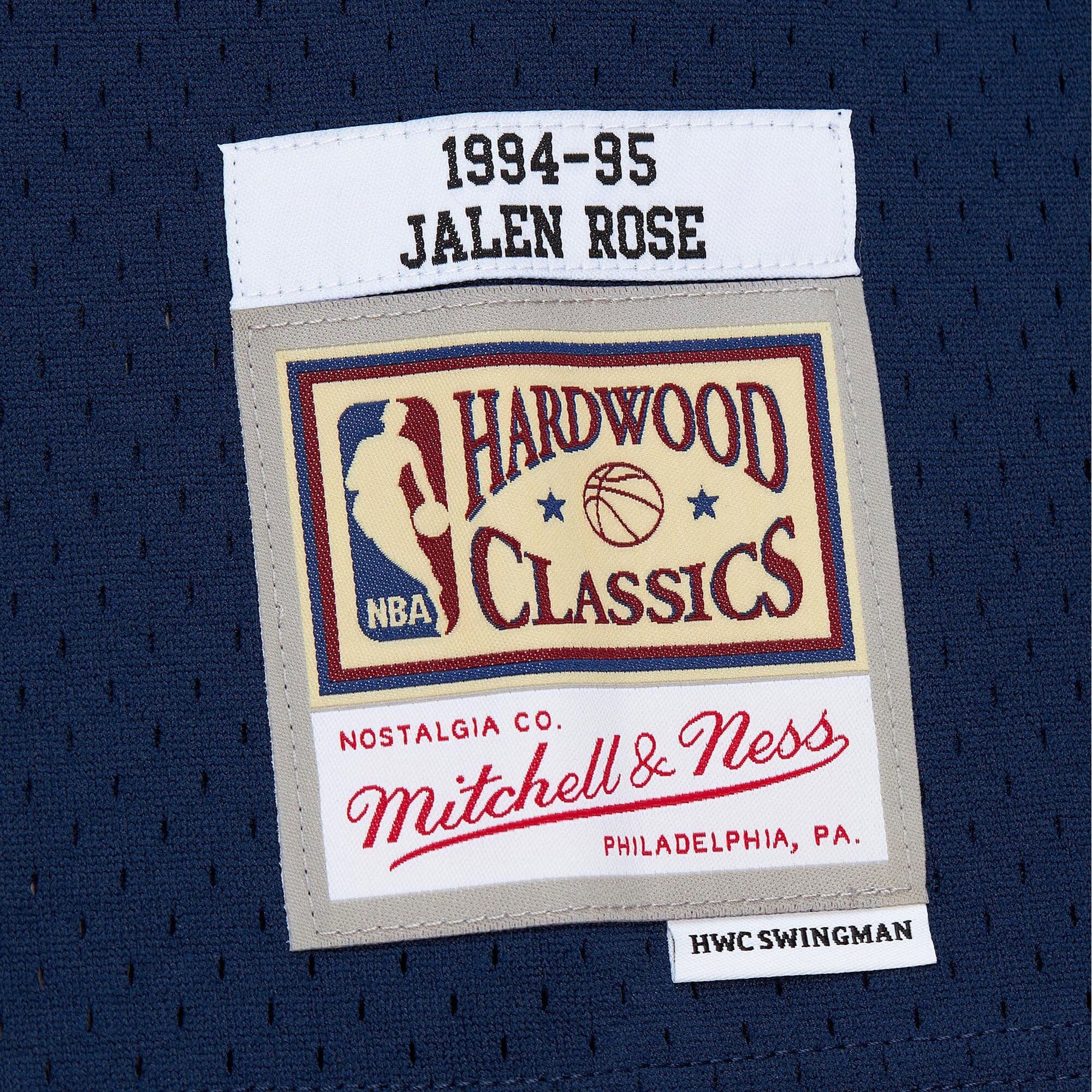 Mitchell And Ness Jerseys L Jalen Rose Denver Nuggets Mitchell & Ness NBA 94 Swingman Jersey - Navy
