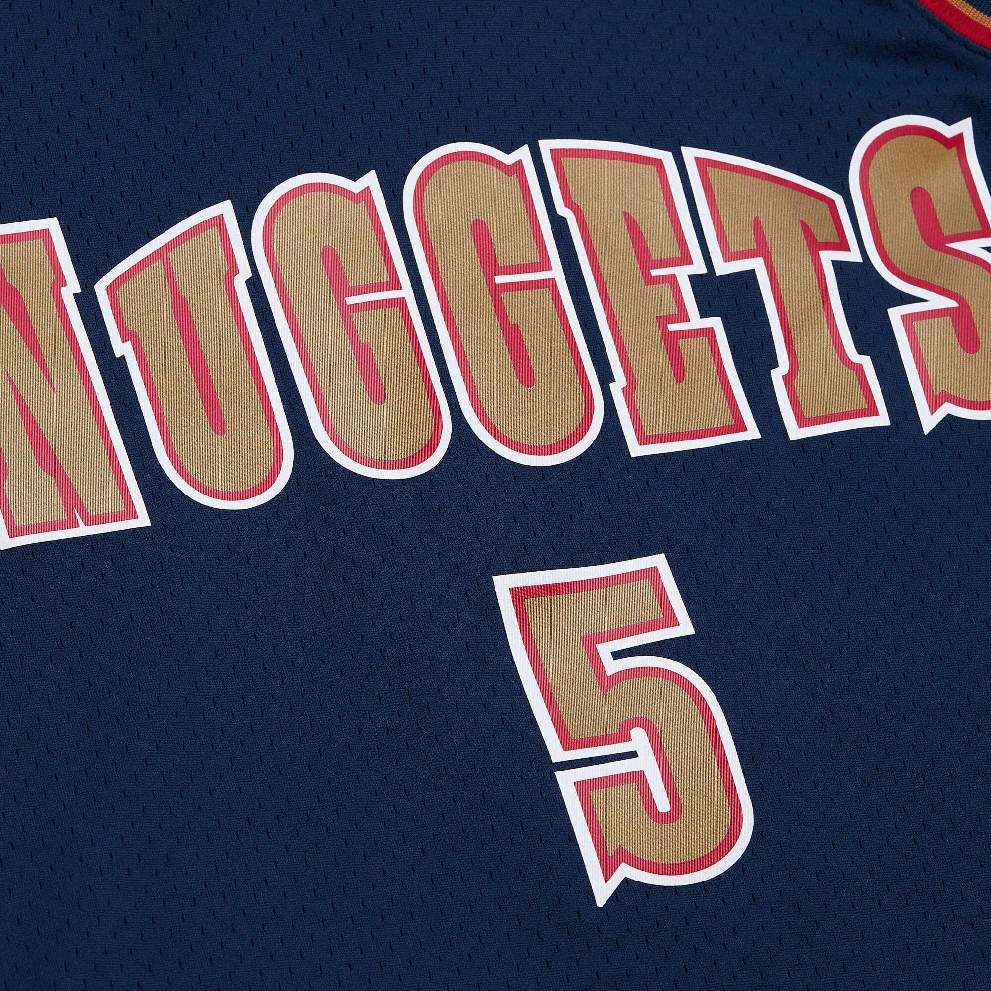 Mitchell And Ness Jerseys L Jalen Rose Denver Nuggets Mitchell & Ness NBA 94 Swingman Jersey - Navy