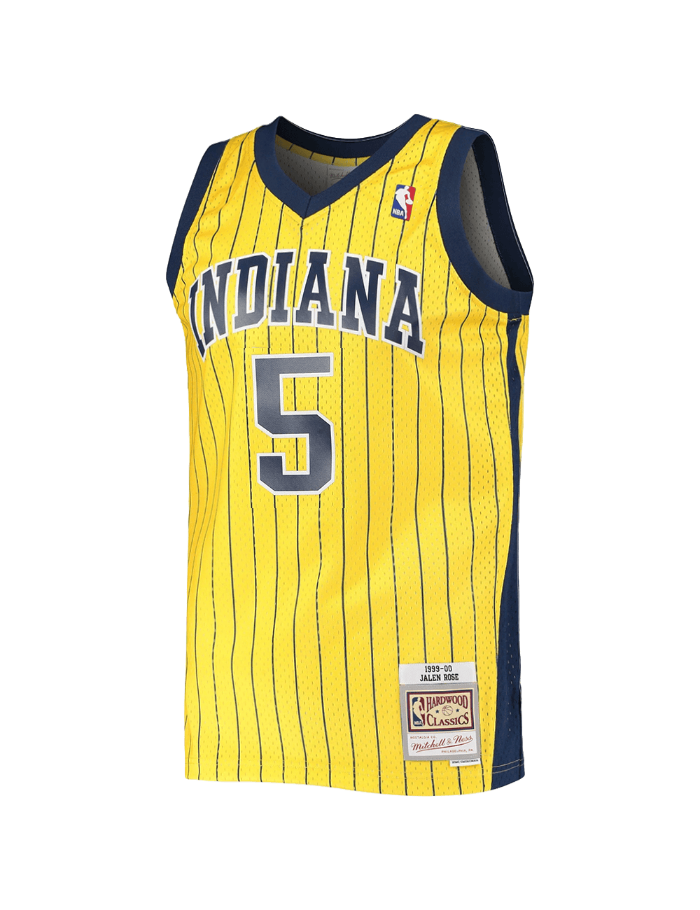 Mitchell And Ness Jerseys Jalen Rose Indiana Pacers Mitchell & Ness NBA 99-00 Road Swingman Jersey - Yellow