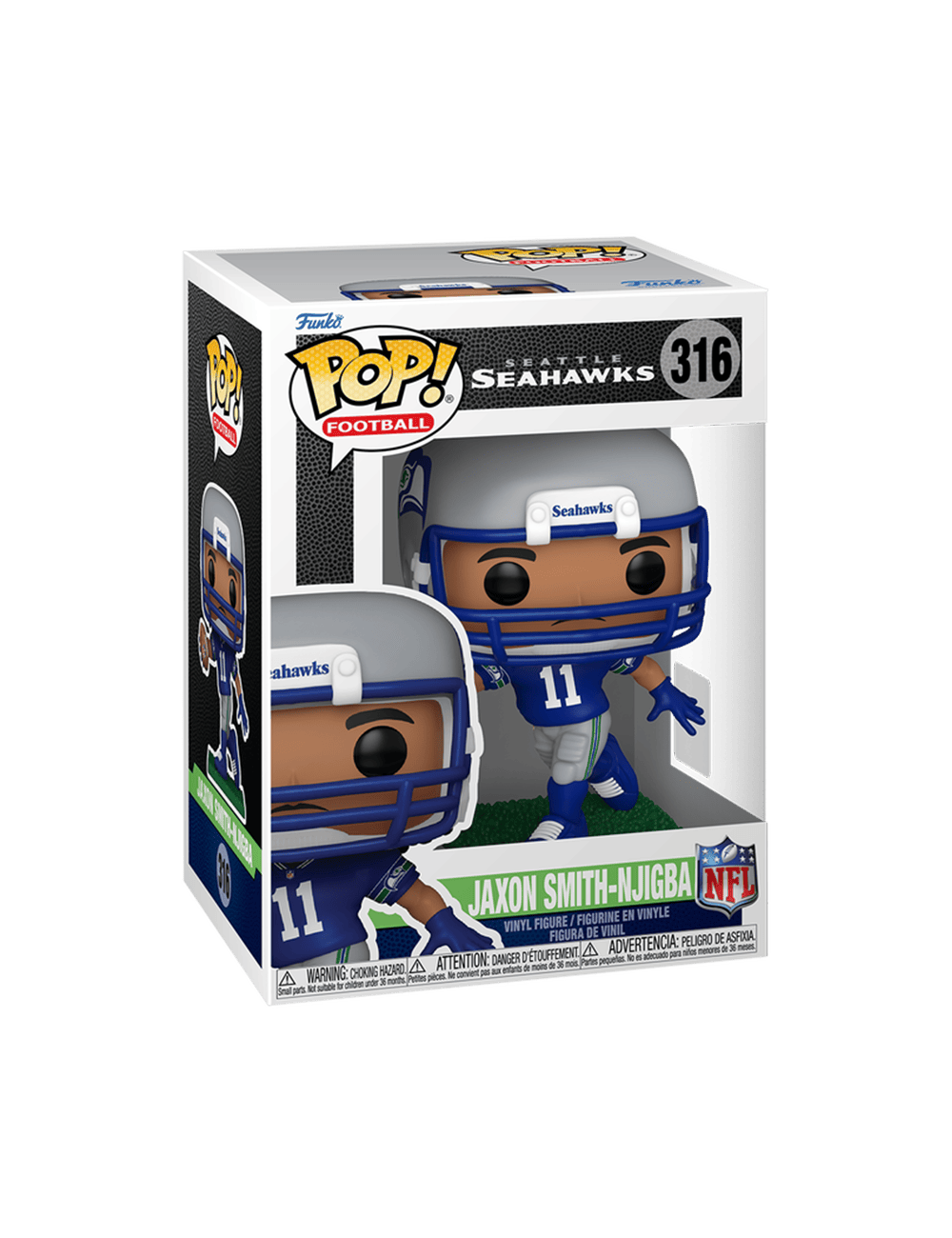 Funko Figures Jaxon Smith-Njigba Seattle Seahawks Funko NFL Vinyl Pop Figure - 316