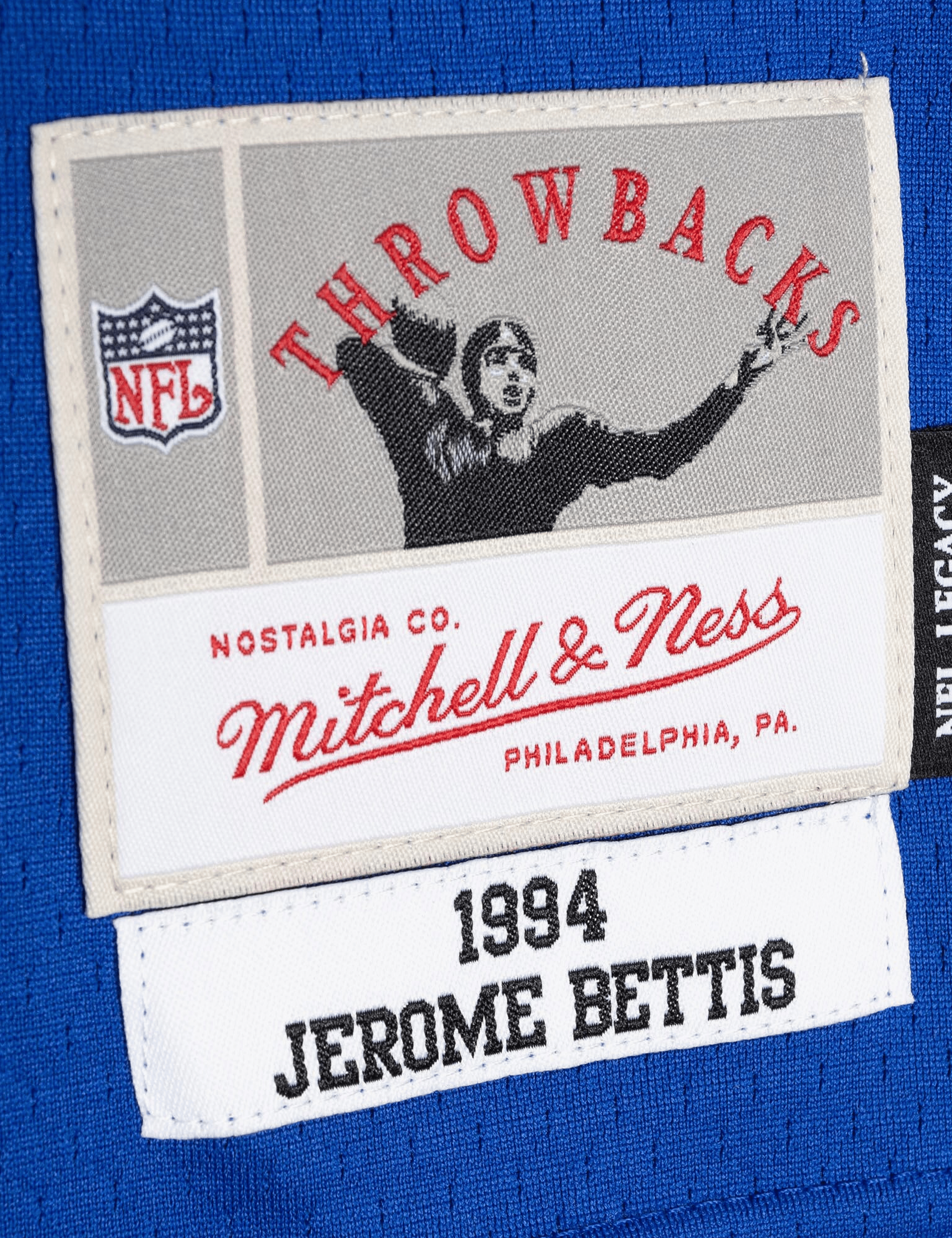 Mitchell And Ness Jerseys Jerome Bettis Los Angeles Rams Mitchell & Ness NFL 94 Legacy Jersey - Blue