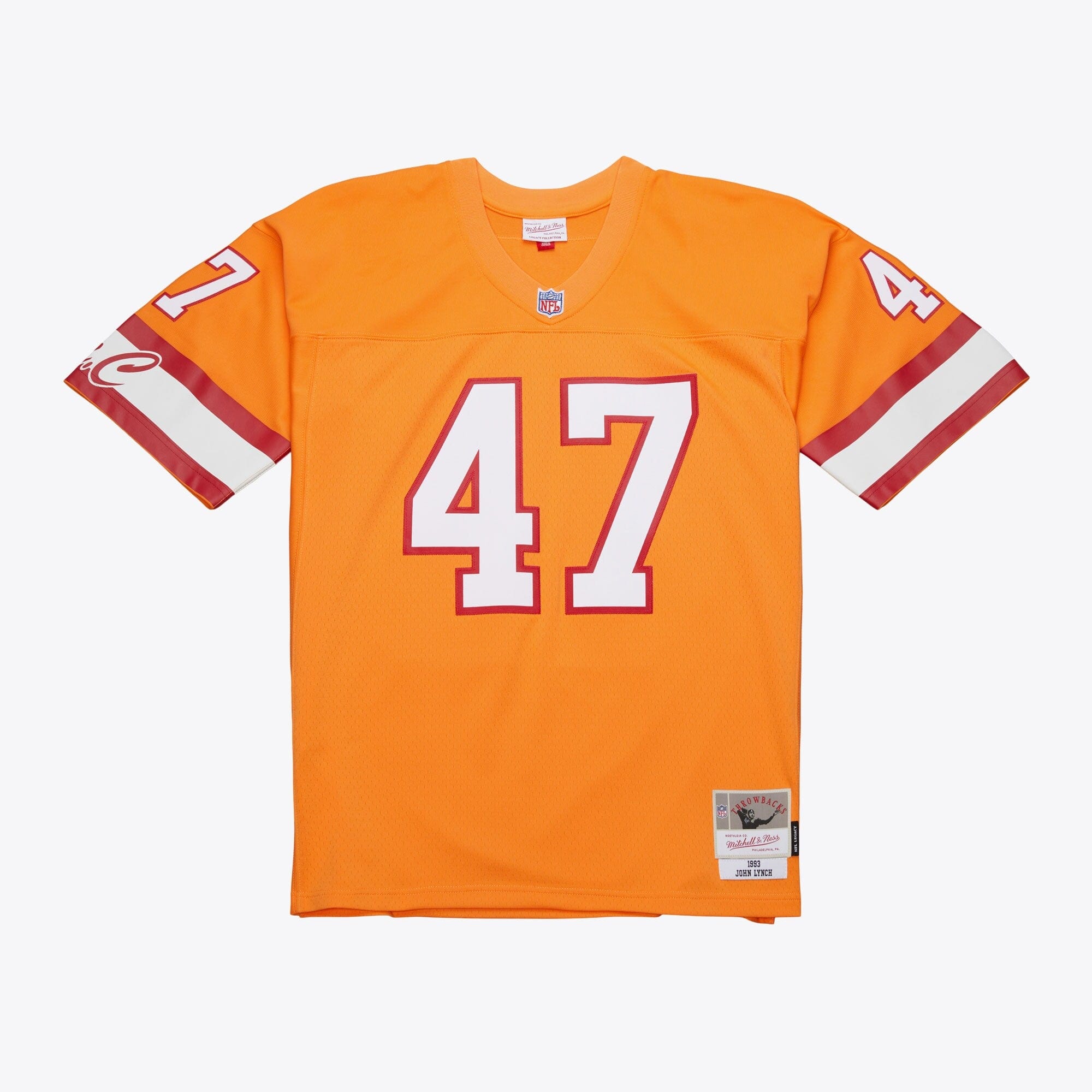 Mitchell And Ness Jerseys John Lynch Tampa Bay Buccaneers Mitchell & Ness NFL 93 Throwback Legacy Jersey - Orange