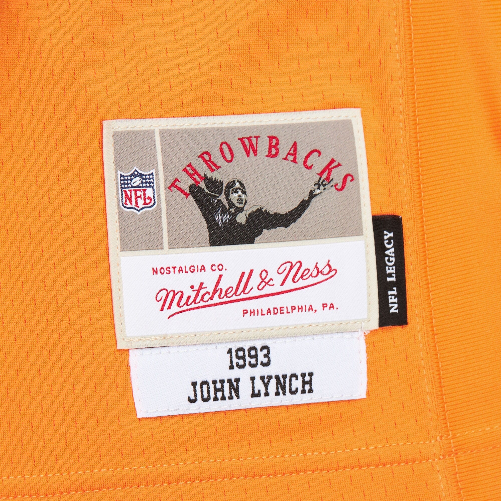 Mitchell And Ness Jerseys John Lynch Tampa Bay Buccaneers Mitchell & Ness NFL 93 Throwback Legacy Jersey - Orange