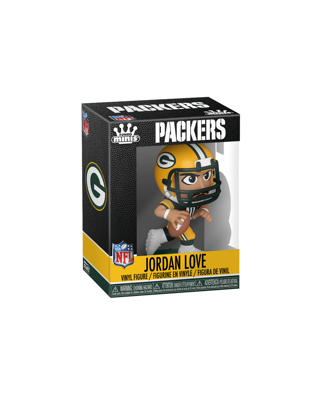 Funko Figures Jordan Love Green Bay Packers Funko NFL Mini 3" Vinyl Figure
