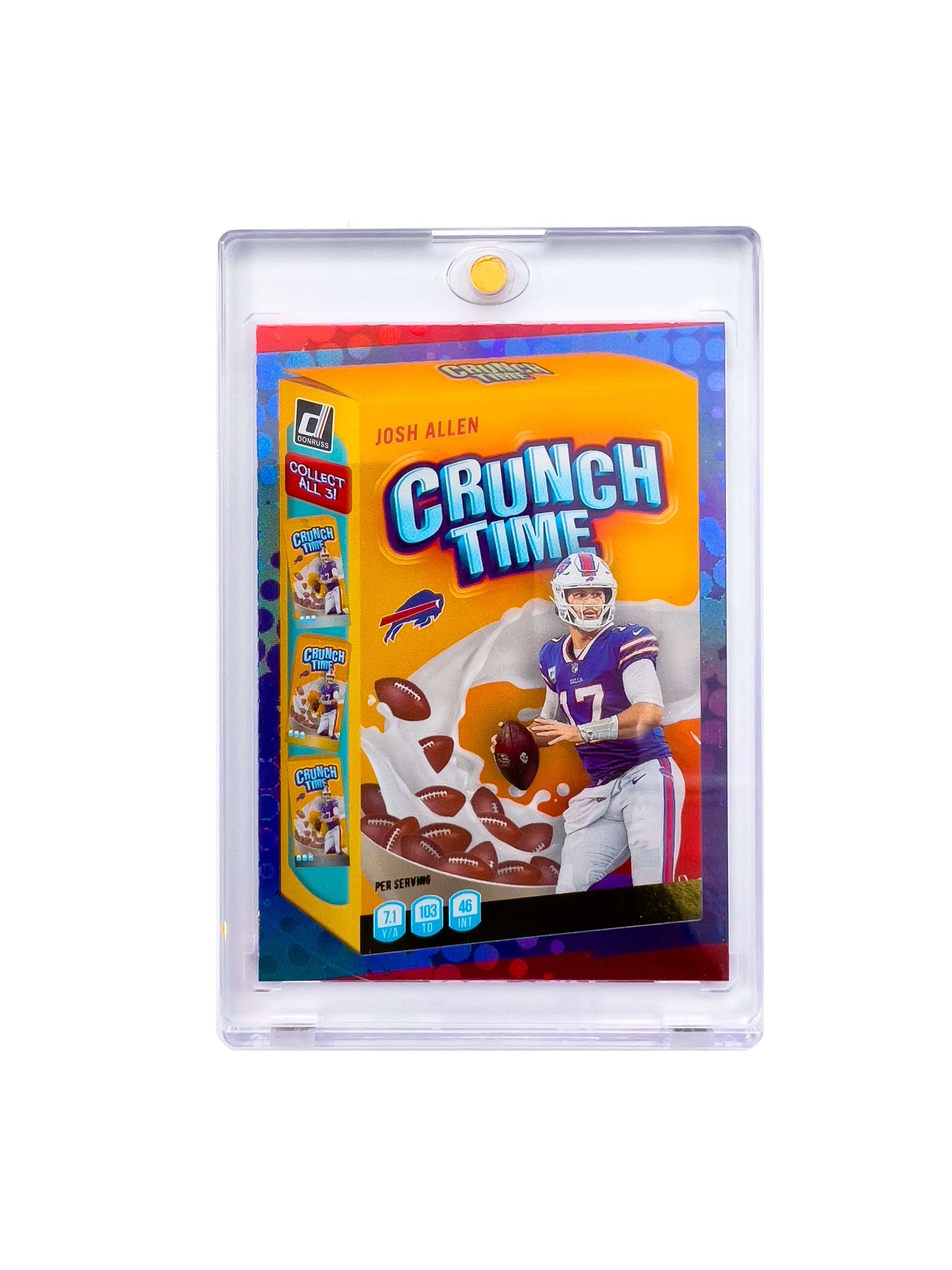 Panini Cards Josh Allen Buffalo Bills Panini NFL Donruss 22 Crunch Time SSP Card