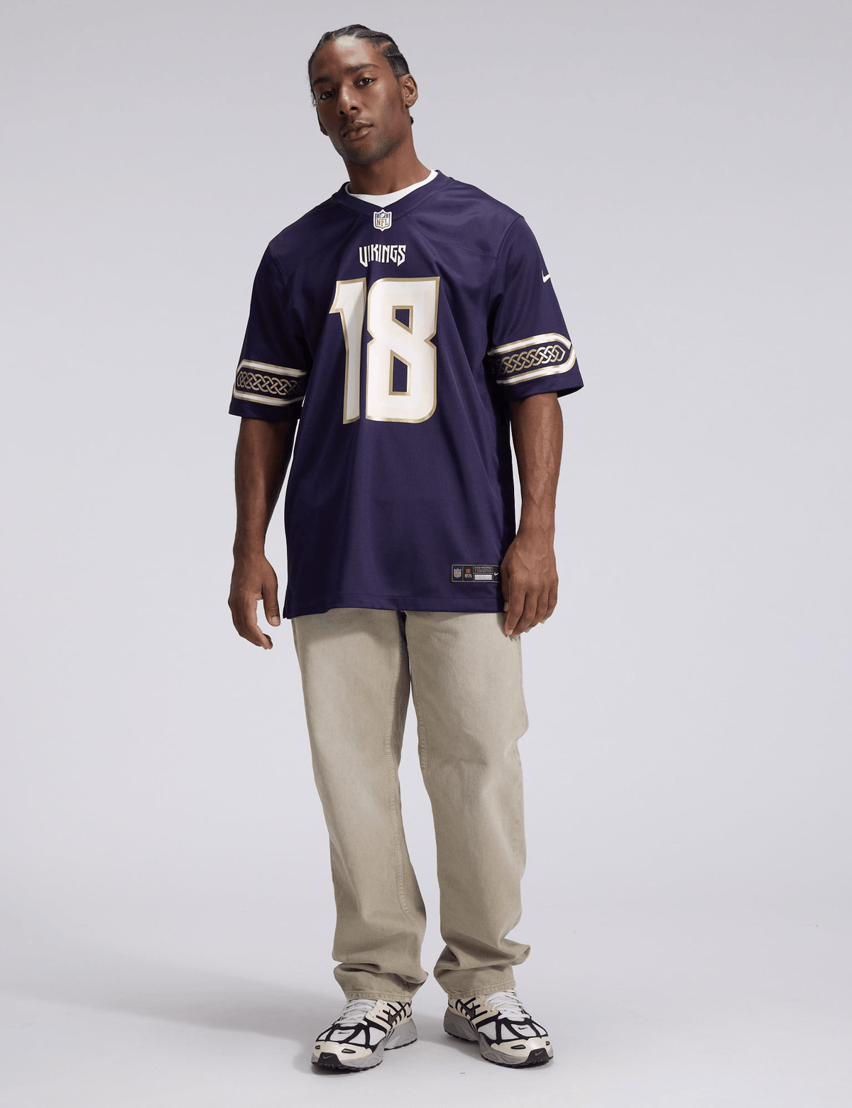 Nike Jerseys Justin Jefferson Minnesota Vikings Nike NFL 26 Rivalries Game Jersey