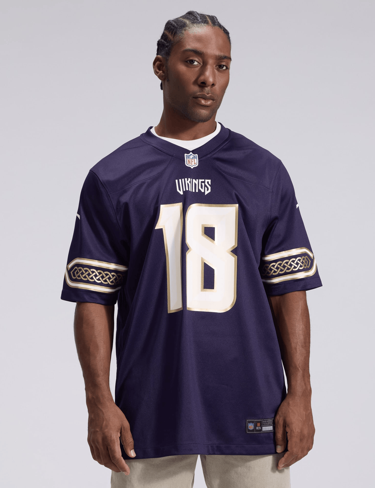 Nike Jerseys Justin Jefferson Minnesota Vikings Nike NFL 26 Rivalries Game Jersey