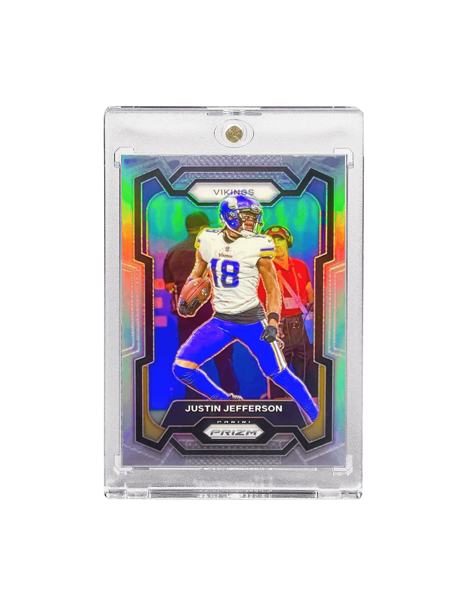 Panini Cards Justin Jefferson Minnesota Vikings Panini NFL Prizm 23 Silver Card