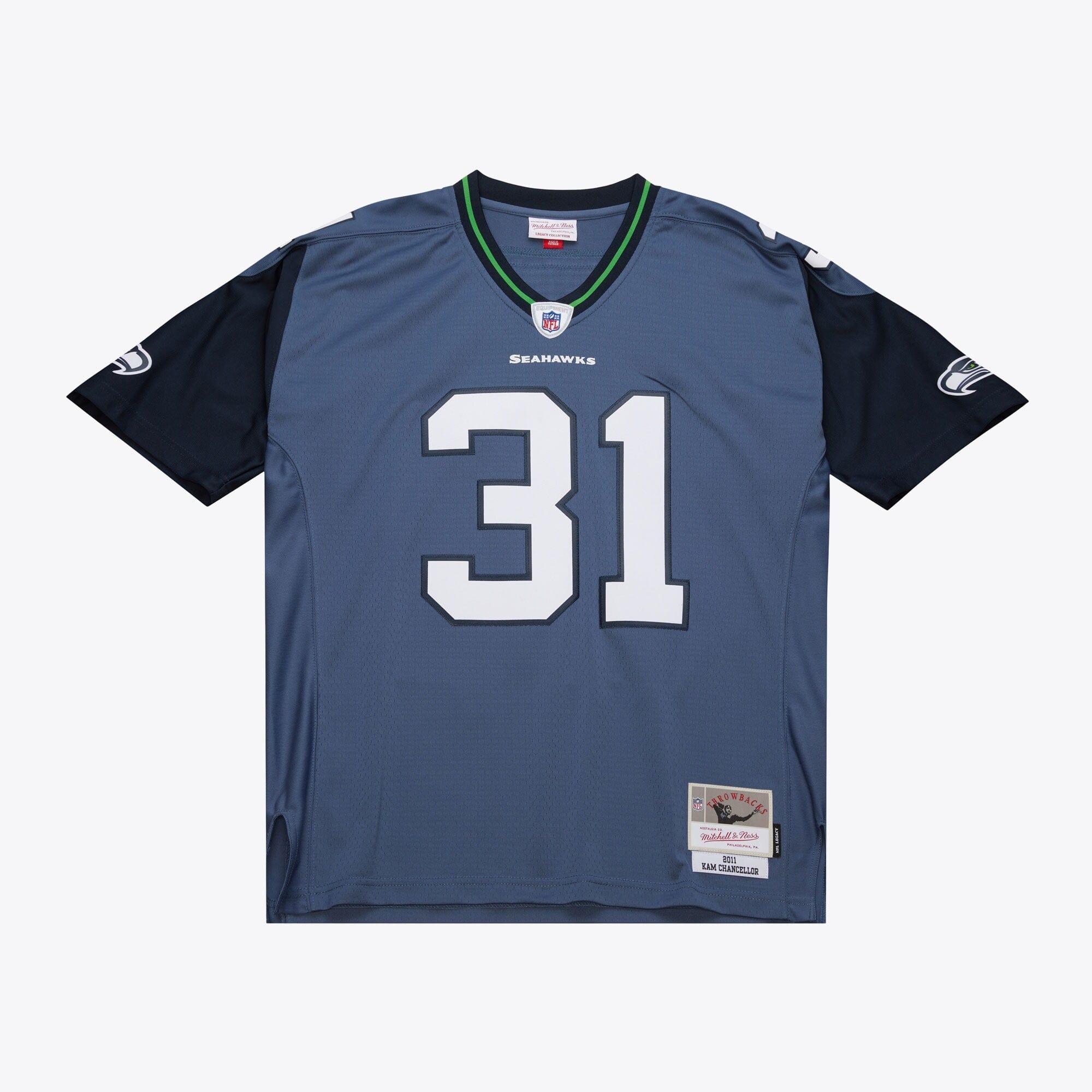 Mitchell And Ness Jerseys Kam Chancellor Seattle Seahawks Mitchell & Ness NFL 11 Throwback Legacy Jersey
