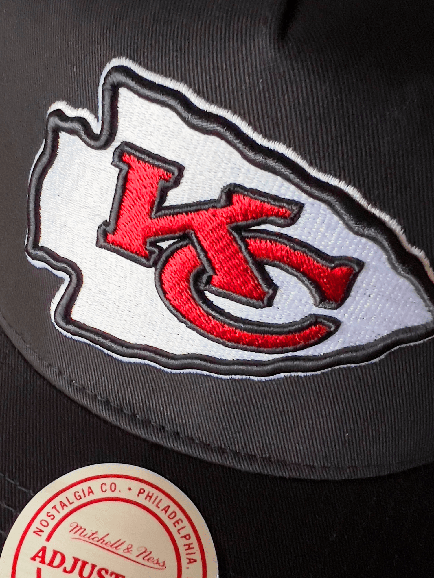Mitchell And Ness Caps Kansas City Chiefs Mitchell & Ness NFL Team MVP Snapback Hat - Black