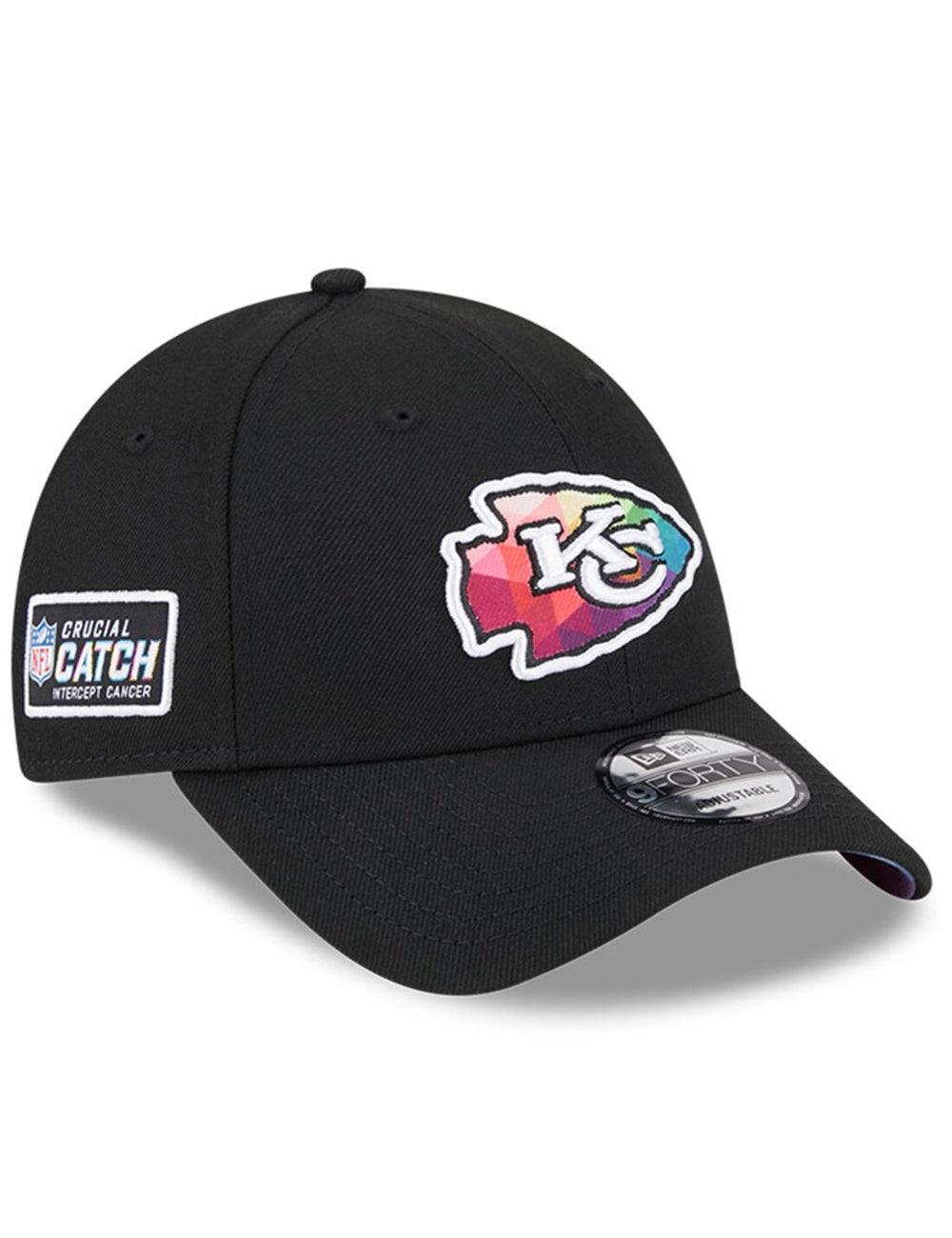 New Era Caps Kansas City Chiefs New Era NFL 23 Crucial Catch 9FORTY Snapback Hat - Black