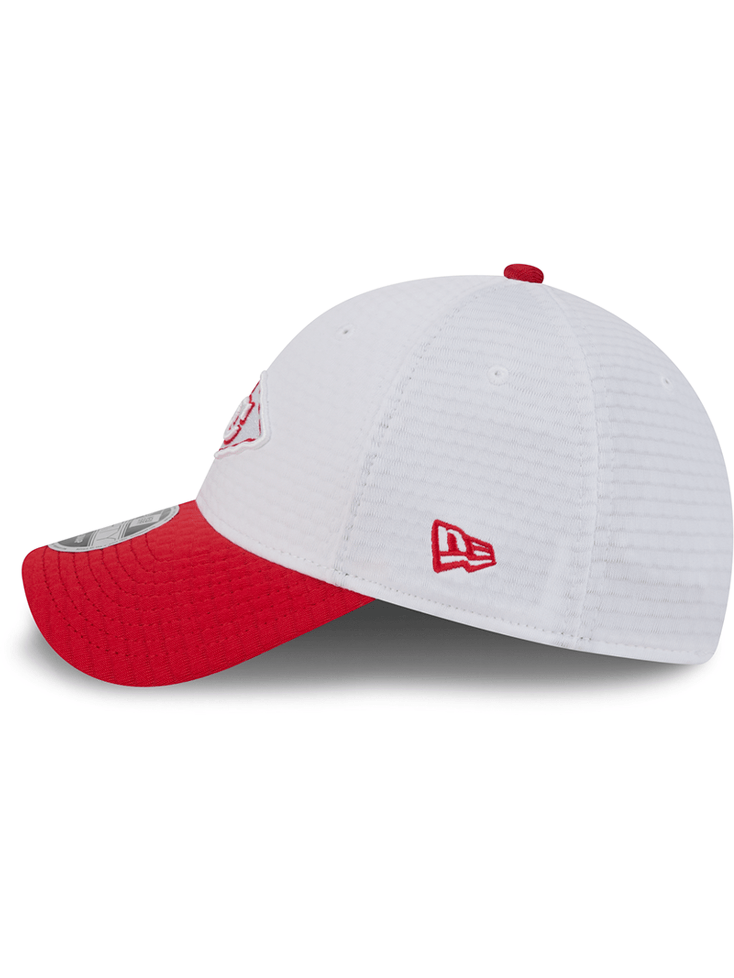 New Era Caps Kansas City Chiefs New Era NFL 24 Training 9FORTY Stretch-Snapback Hat - White