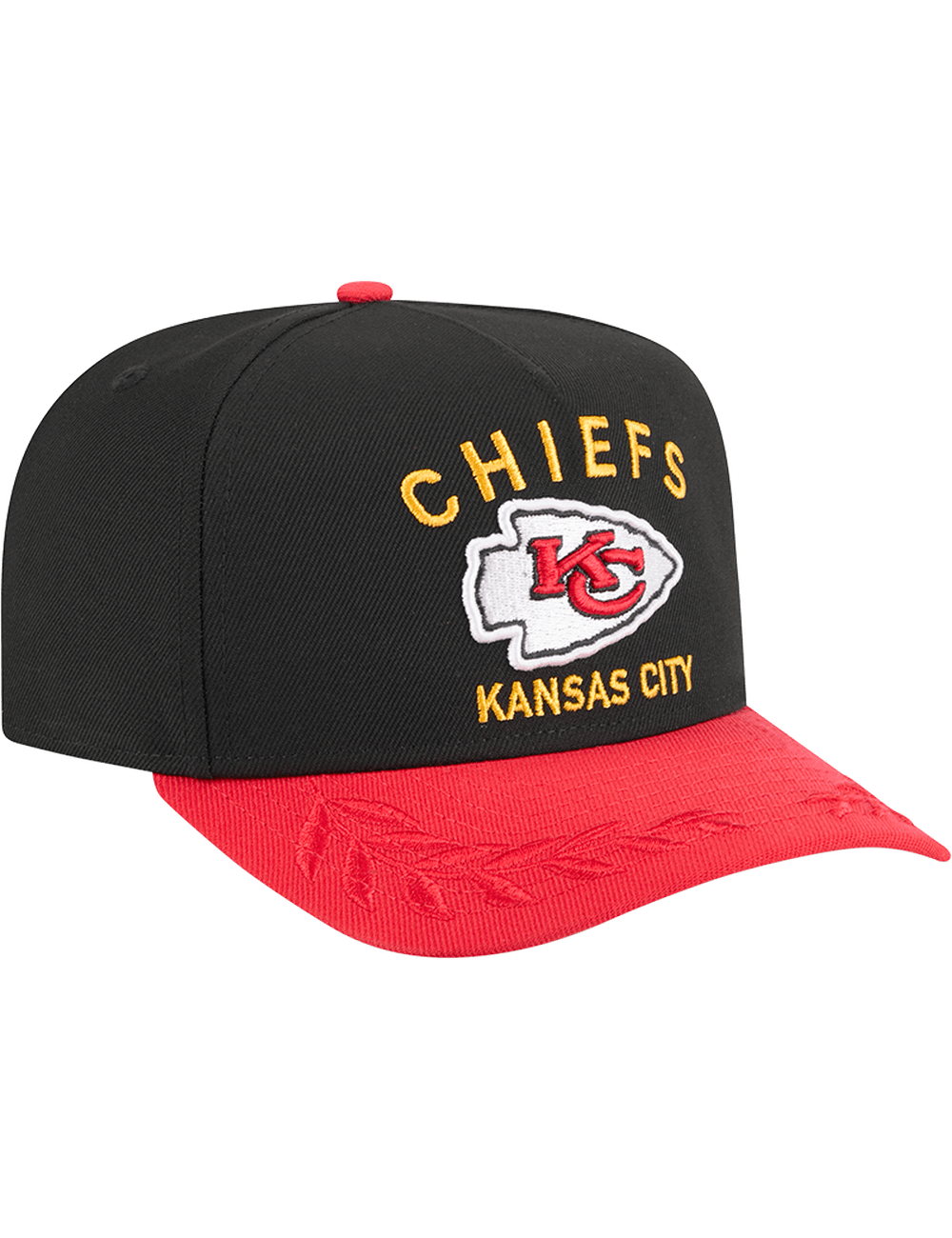 New Era Caps Kansas City Chiefs New Era NFL 25 Draft Pre-Curved 9FIFTY A-Frame Snapback Hat - Black