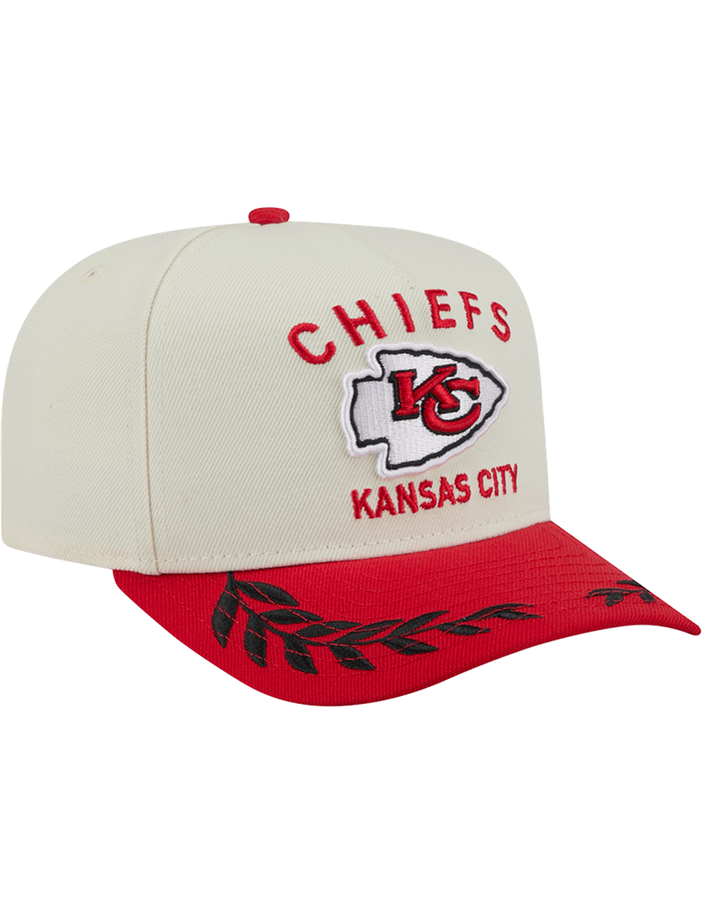New Era Caps Kansas City Chiefs New Era NFL 25 Draft Pre-Curved 9FIFTY A-Frame Snapback Hat - Chrome