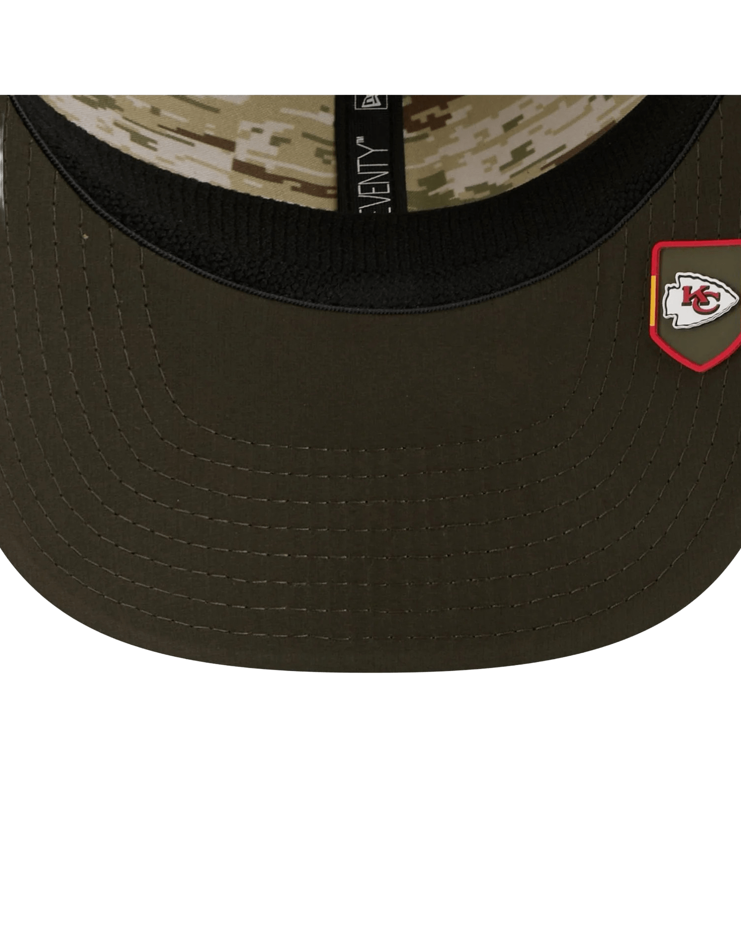 New Era Caps Kansas City Chiefs New Era NFL 25 Salute To Service 9SEVENTY Stretch-Snapback Hat