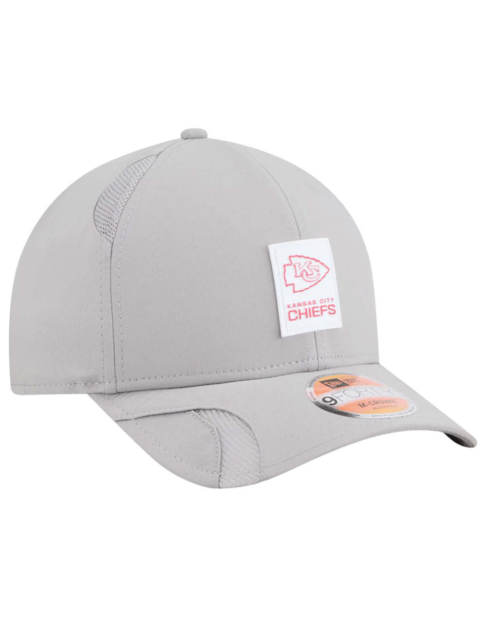New Era Caps Kansas City Chiefs New Era NFL 25 Sideline 9FORTY M-Crown Snapback Hat - Grey