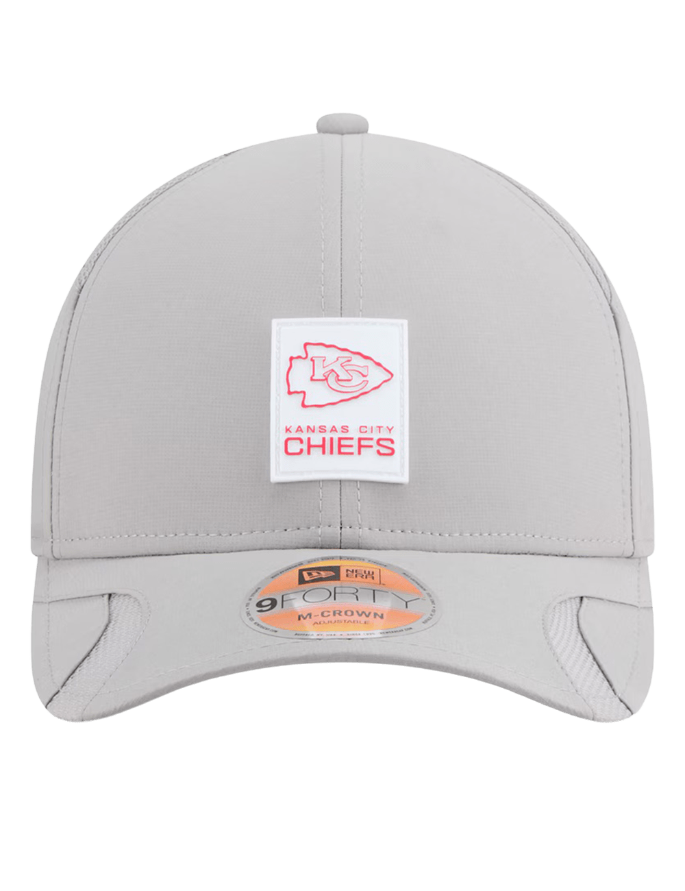 New Era Caps Kansas City Chiefs New Era NFL 25 Sideline 9FORTY M-Crown Snapback Hat - Grey