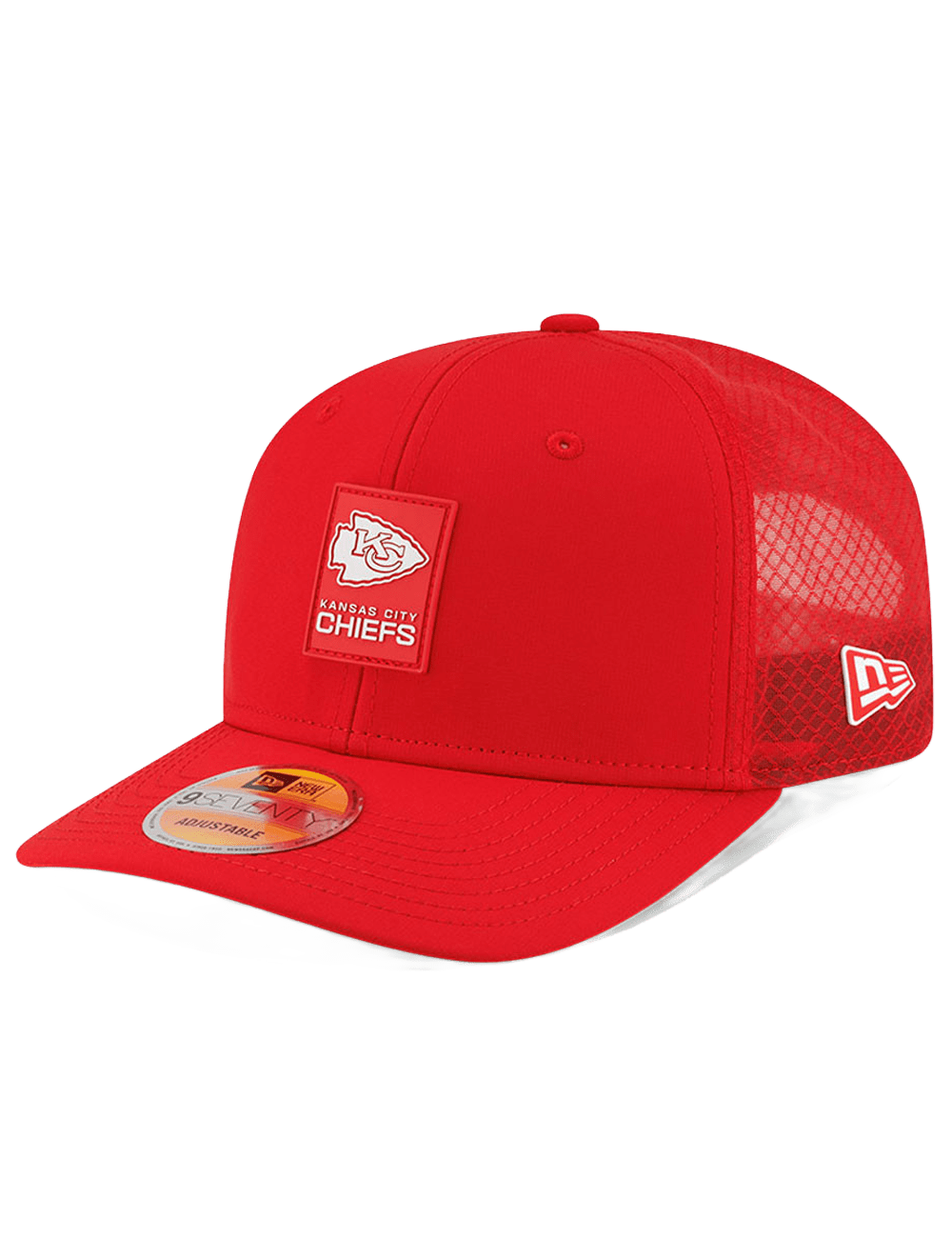 New Era Caps Kansas City Chiefs New Era NFL 25 Sideline 9SEVENTY Stretch-Snapback Hat - Red