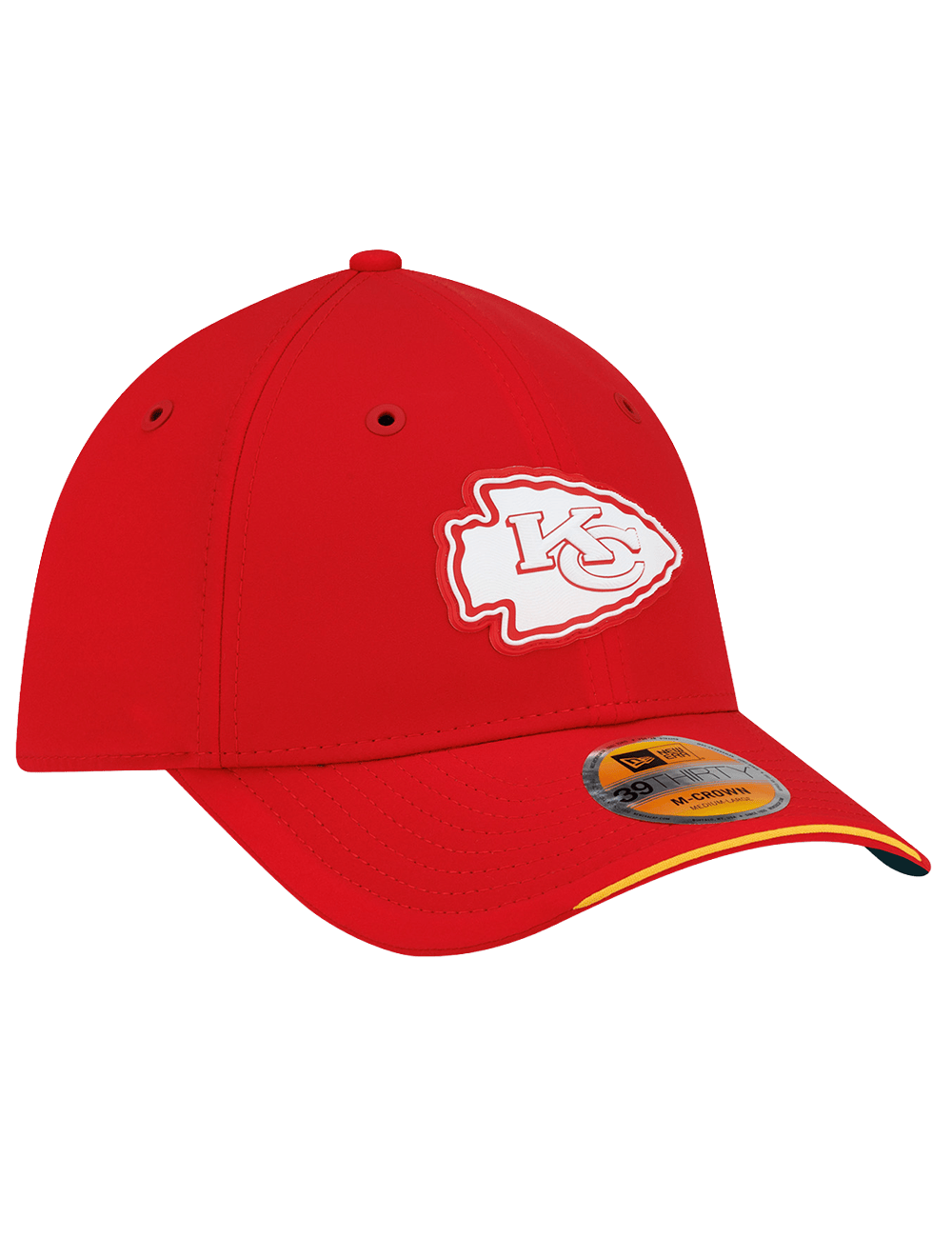 New Era Caps Kansas City Chiefs New Era NFL 26 Sideline 39THIRTY M-Crown Stretch-Fit Hat - Red
