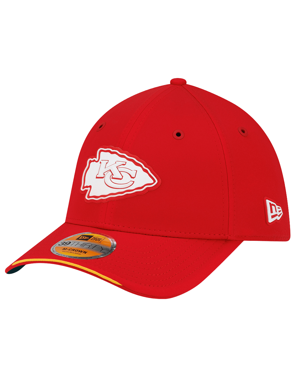 New Era Caps Kansas City Chiefs New Era NFL 26 Sideline 39THIRTY M-Crown Stretch-Fit Hat - Red