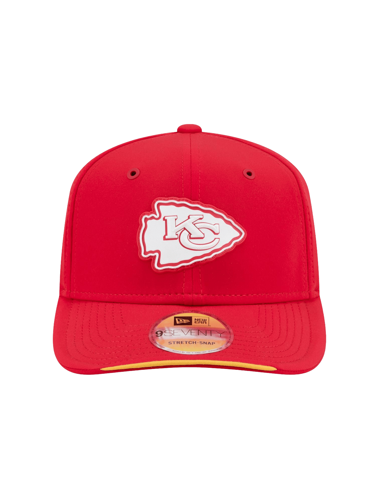 New Era Caps OSFM Kansas City Chiefs New Era NFL 26 Sideline 9SEVENTY Stretch-Snapback Hat - Red