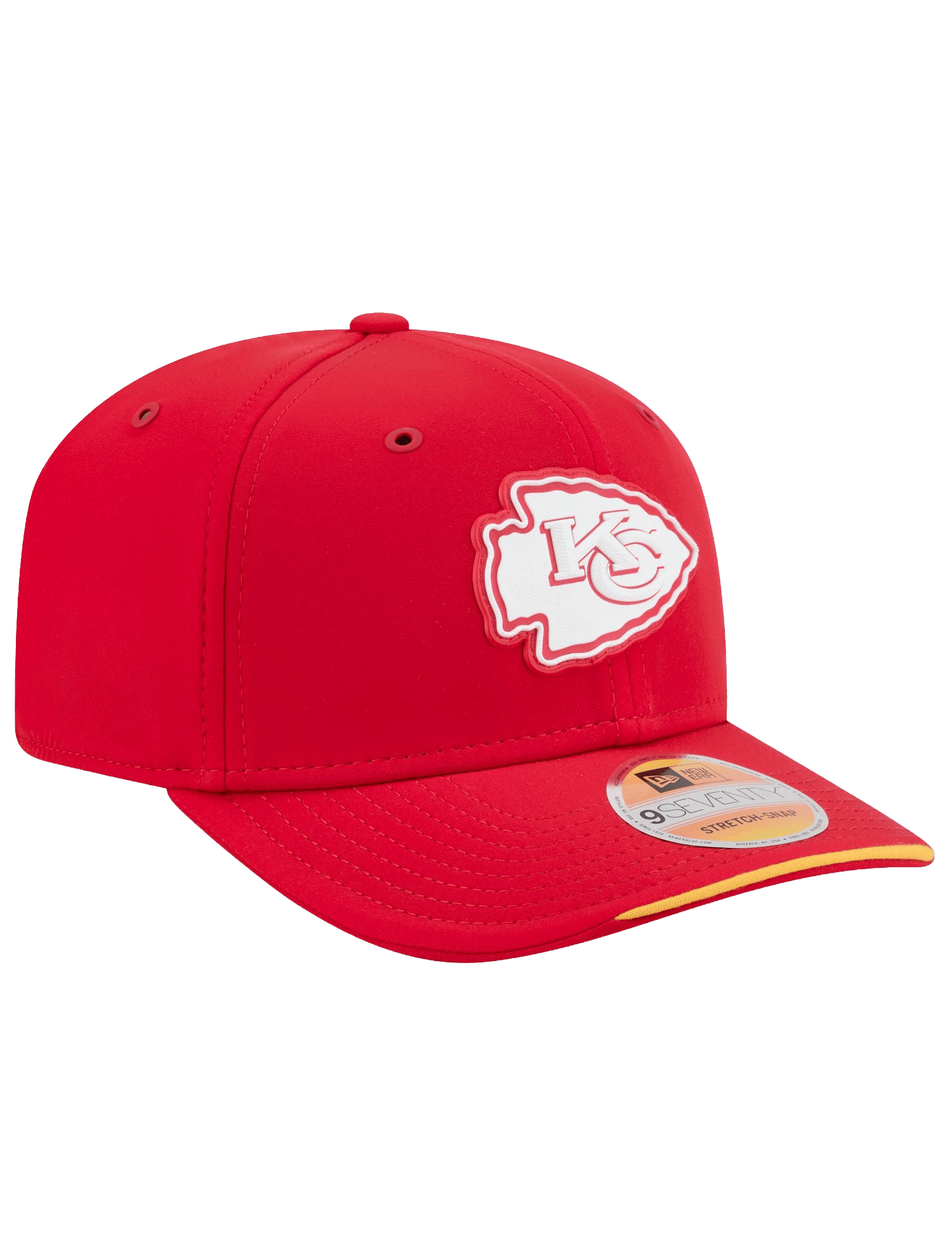 New Era Caps OSFM Kansas City Chiefs New Era NFL 26 Sideline 9SEVENTY Stretch-Snapback Hat - Red