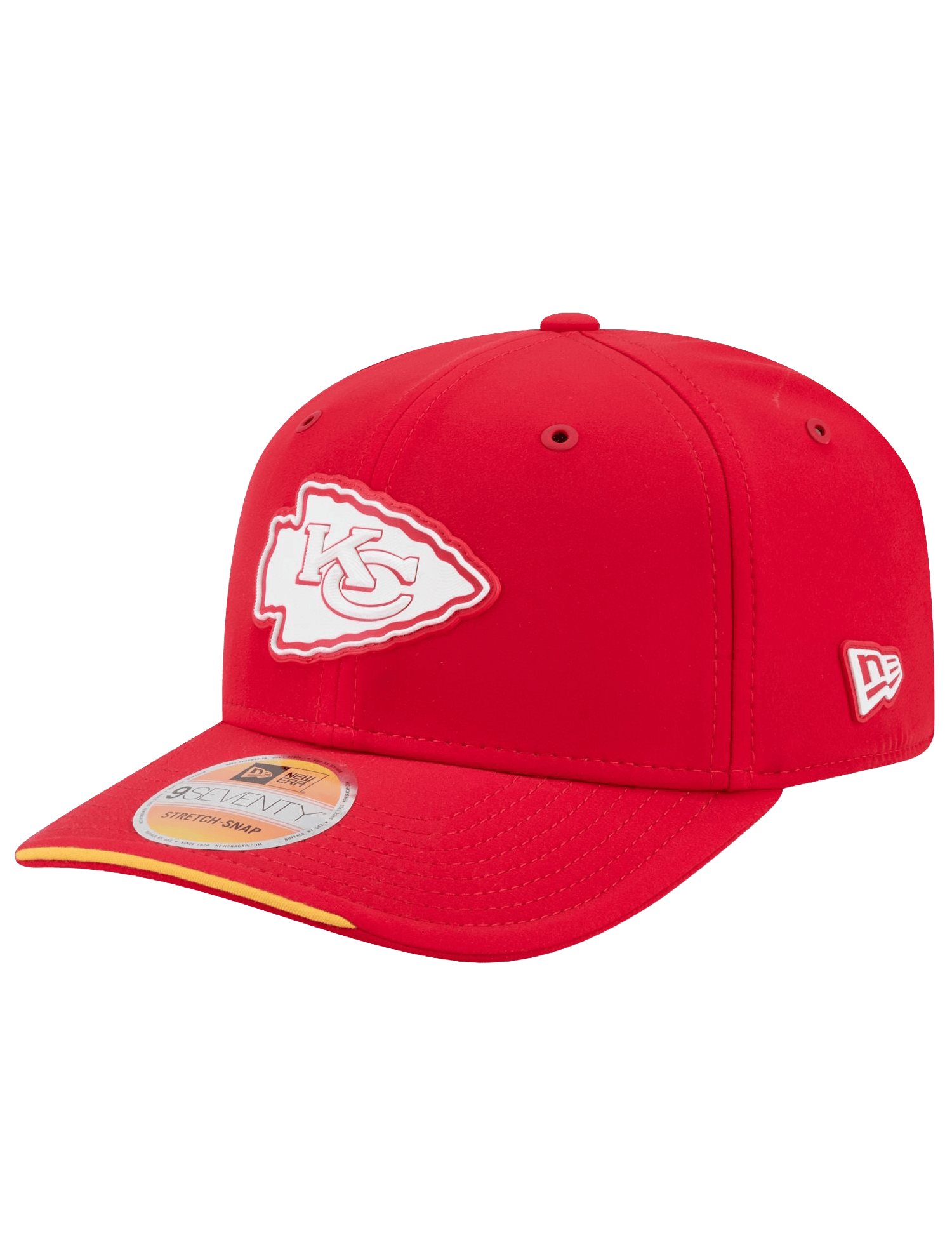 New Era Caps OSFM Kansas City Chiefs New Era NFL 26 Sideline 9SEVENTY Stretch-Snapback Hat - Red