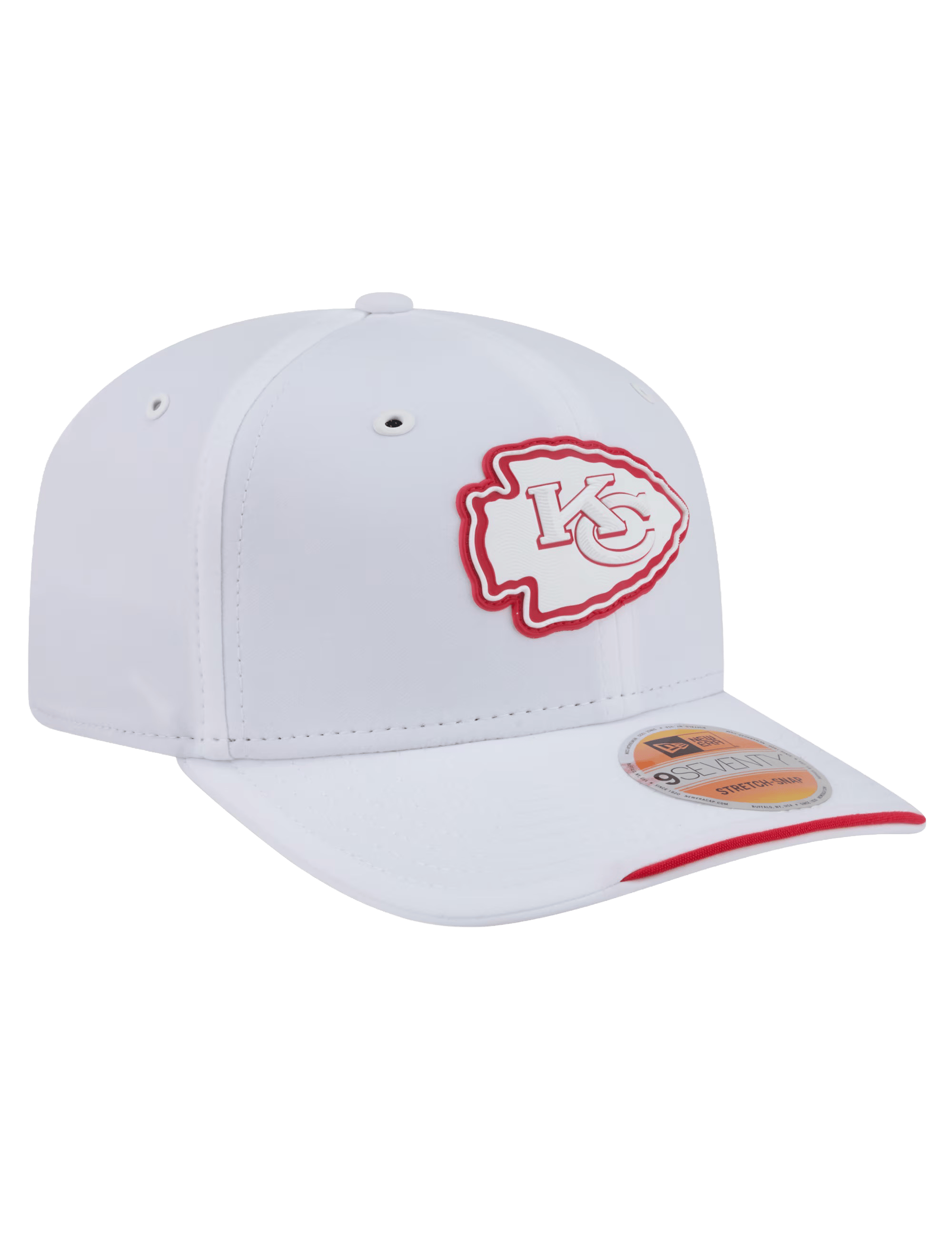 New Era Caps OSFM Kansas City Chiefs New Era NFL 26 Sideline Alt 9SEVENTY Stretch-Snapback Hat - White