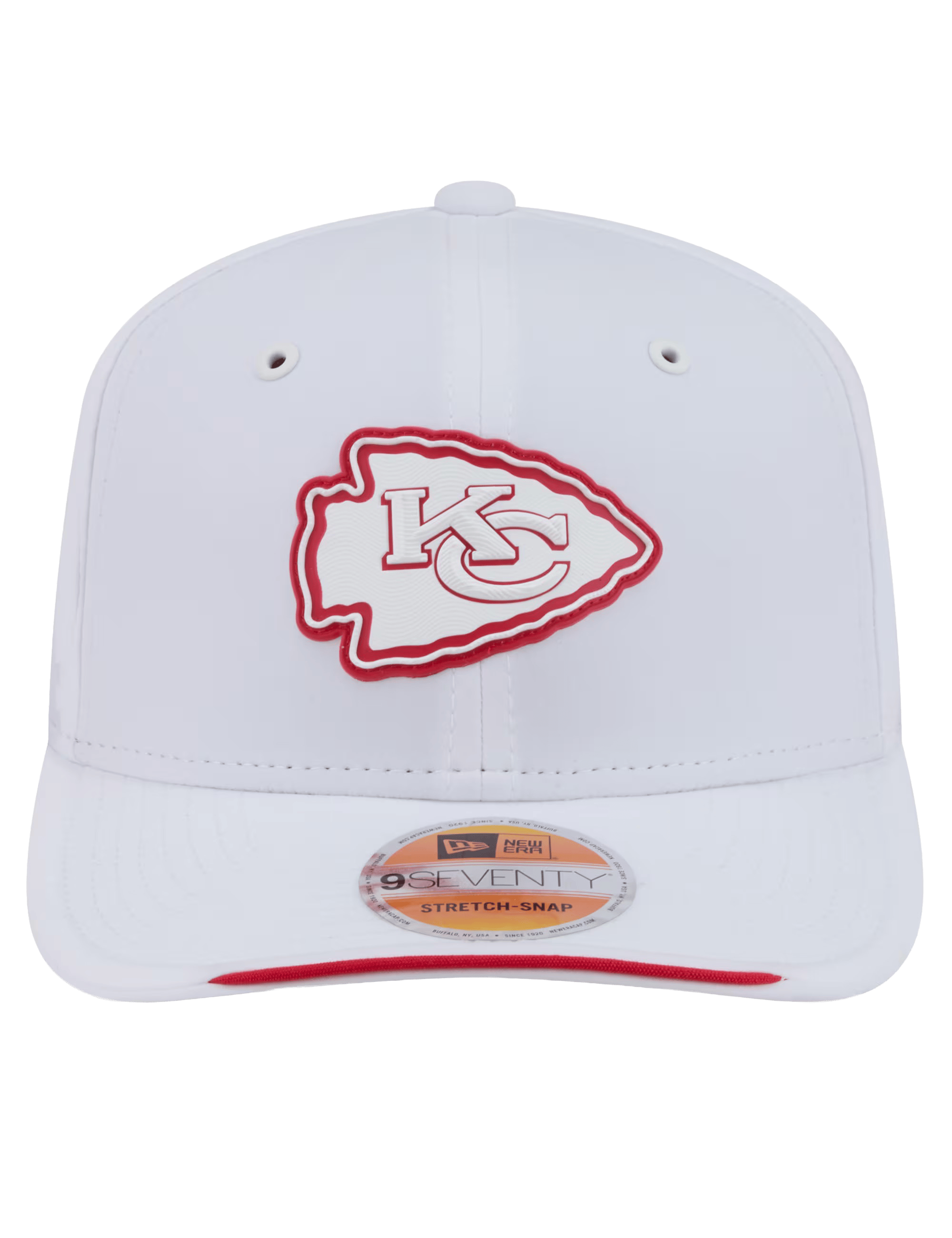 New Era Caps OSFM Kansas City Chiefs New Era NFL 26 Sideline Alt 9SEVENTY Stretch-Snapback Hat - White